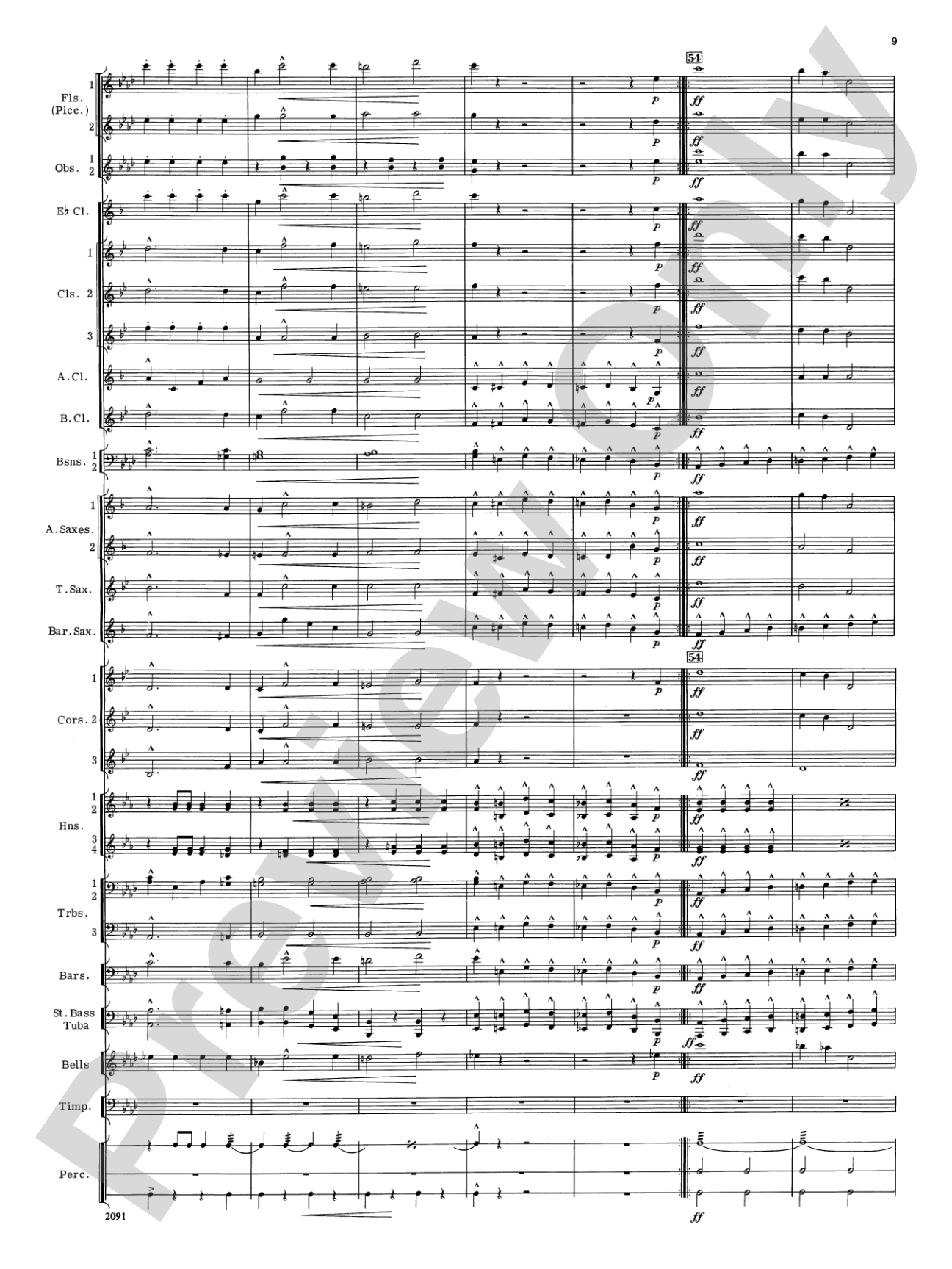 Belle of Chicago: Concert Band Conductor Score & Parts
