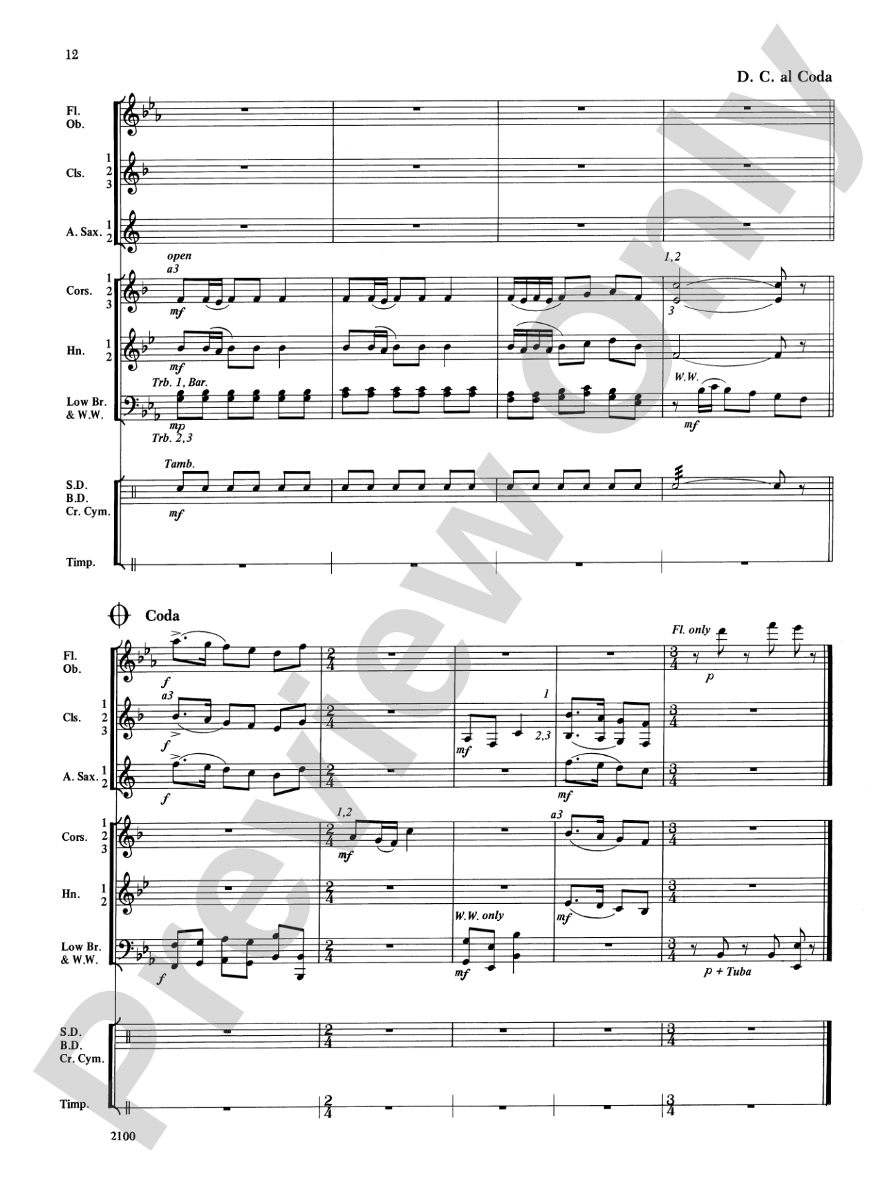 Northwest Suite: Concert Band Conductor Score & Parts