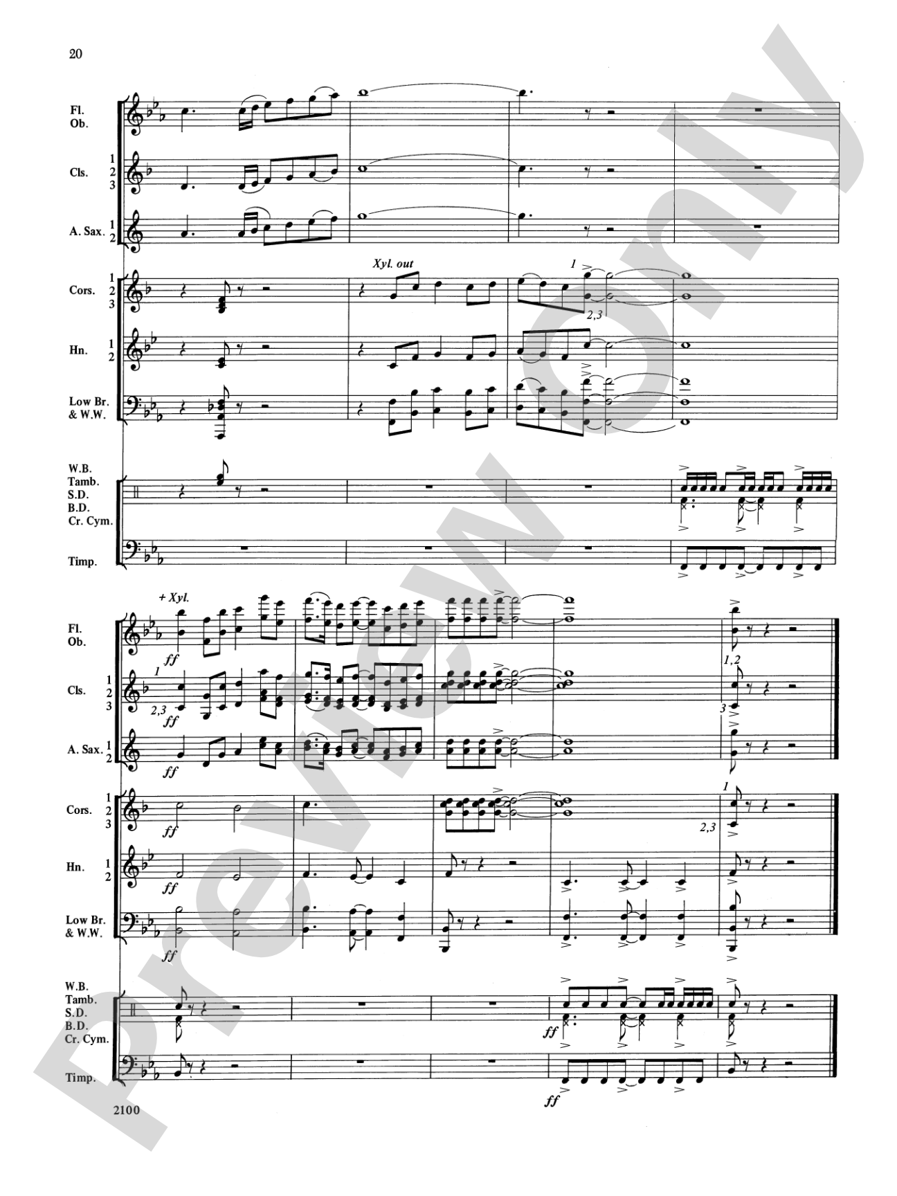 Northwest Suite: Concert Band Conductor Score & Parts