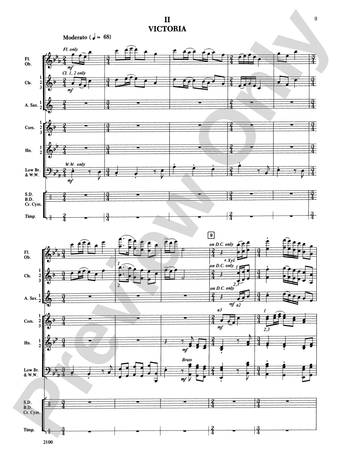 Northwest Suite: Concert Band Conductor Score & Parts