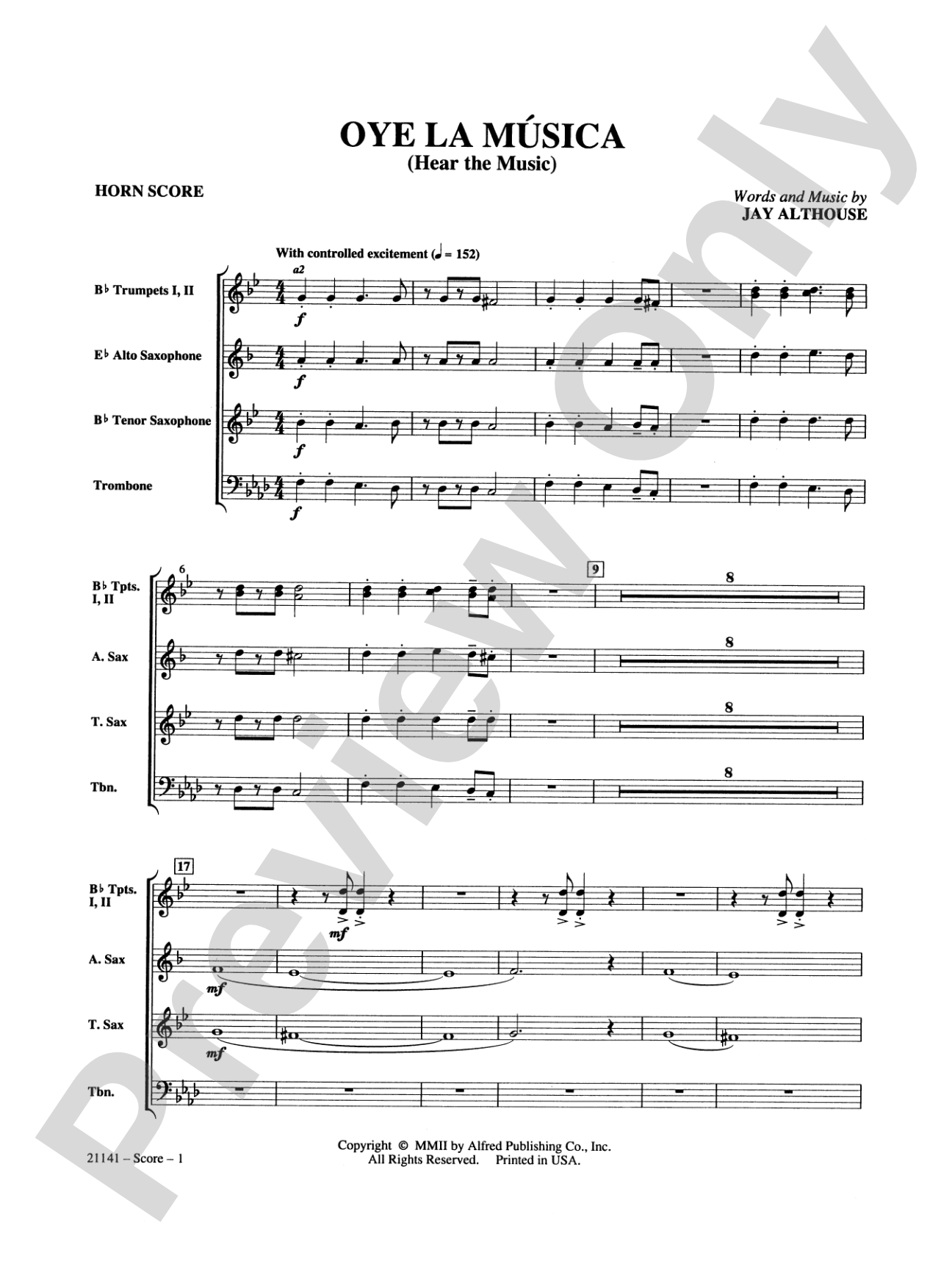 Oye la Música (Hear the Music): Choral SoundPax