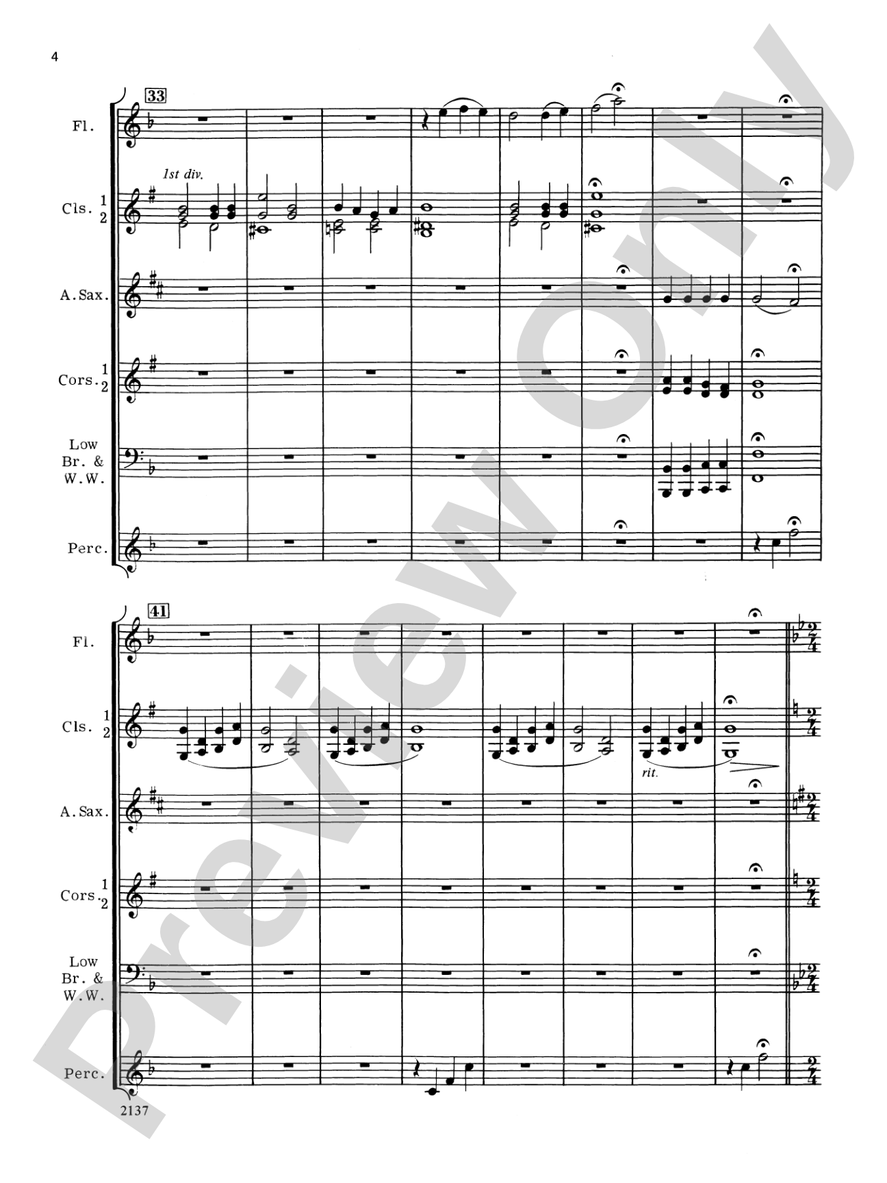 Air and Dance: Concert Band Conductor Score & Parts