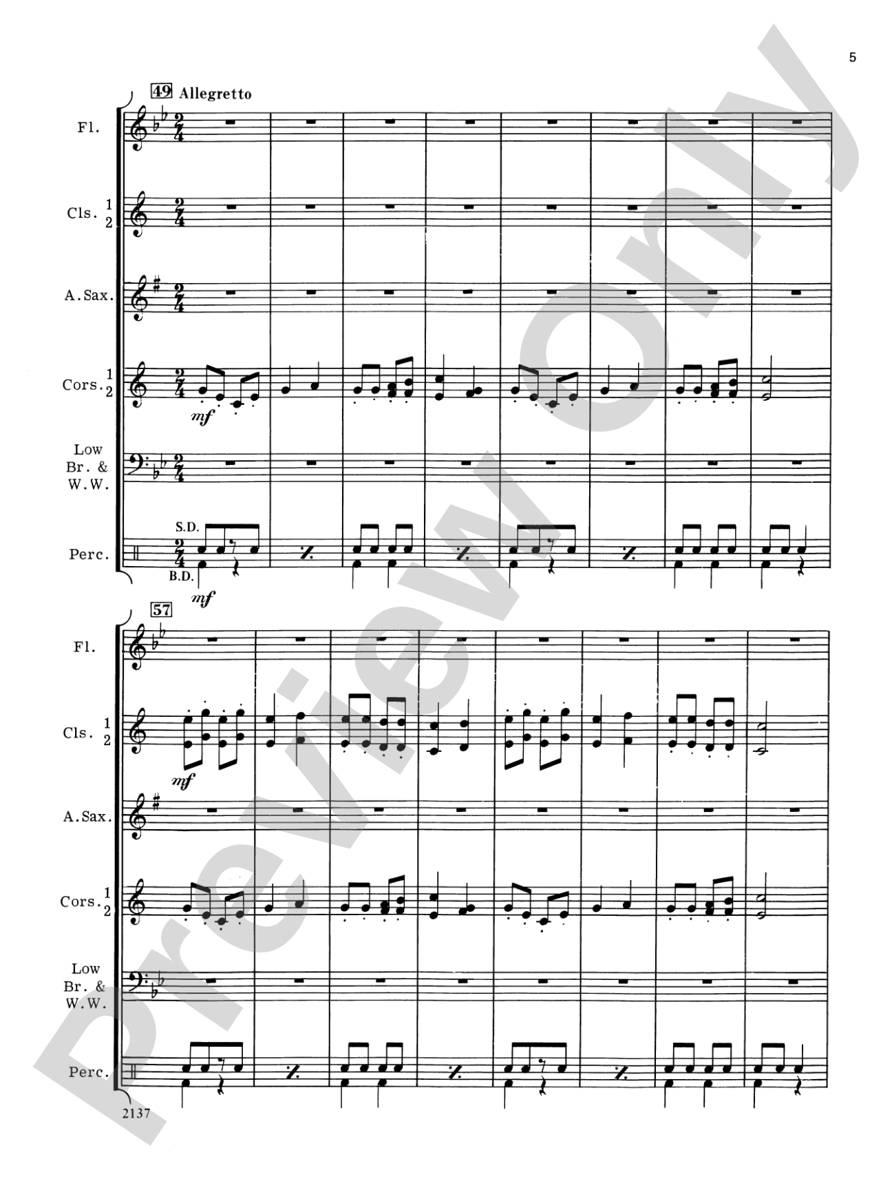 Air and Dance: Concert Band Conductor Score & Parts
