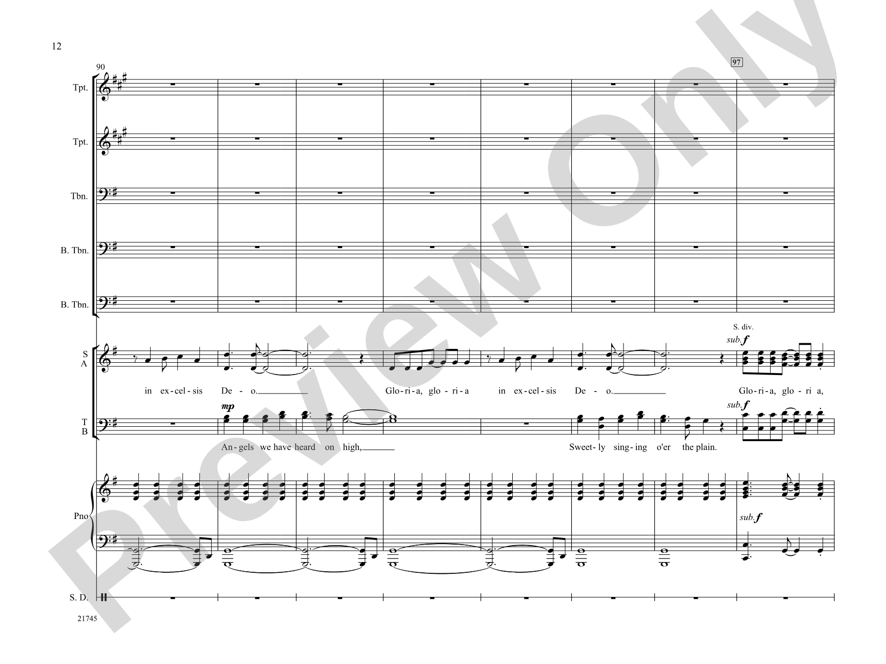 Angels' Gloria: Choral SoundPax
