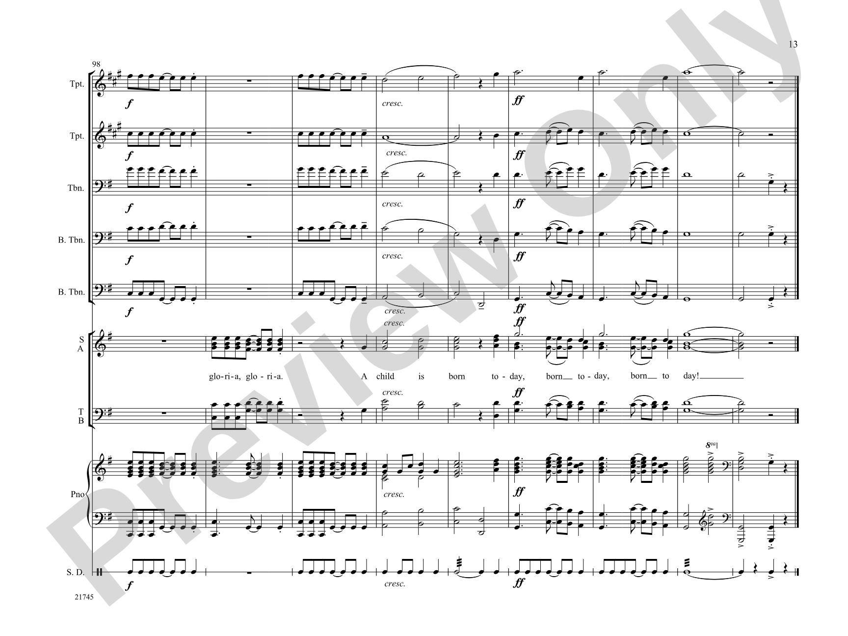 Angels' Gloria: Choral SoundPax