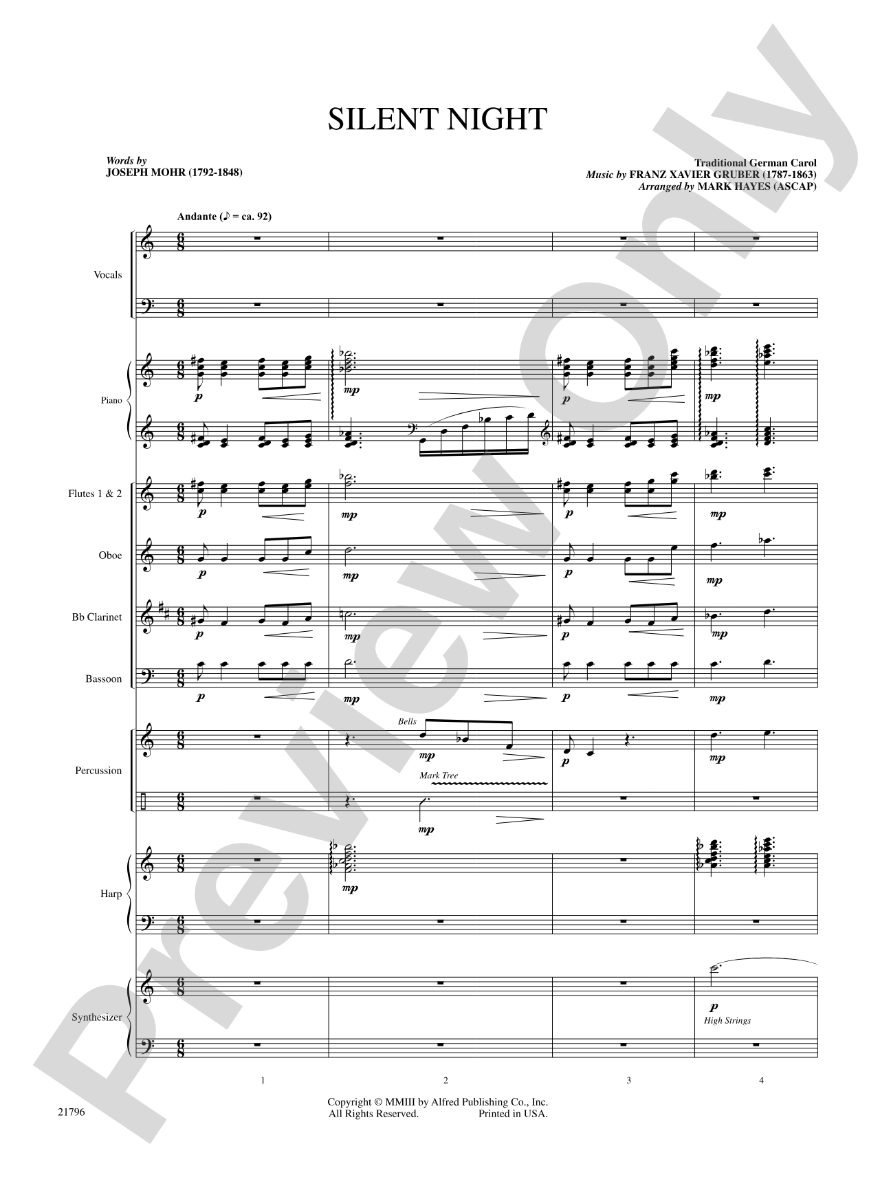 Silent Night: Choral SoundPax