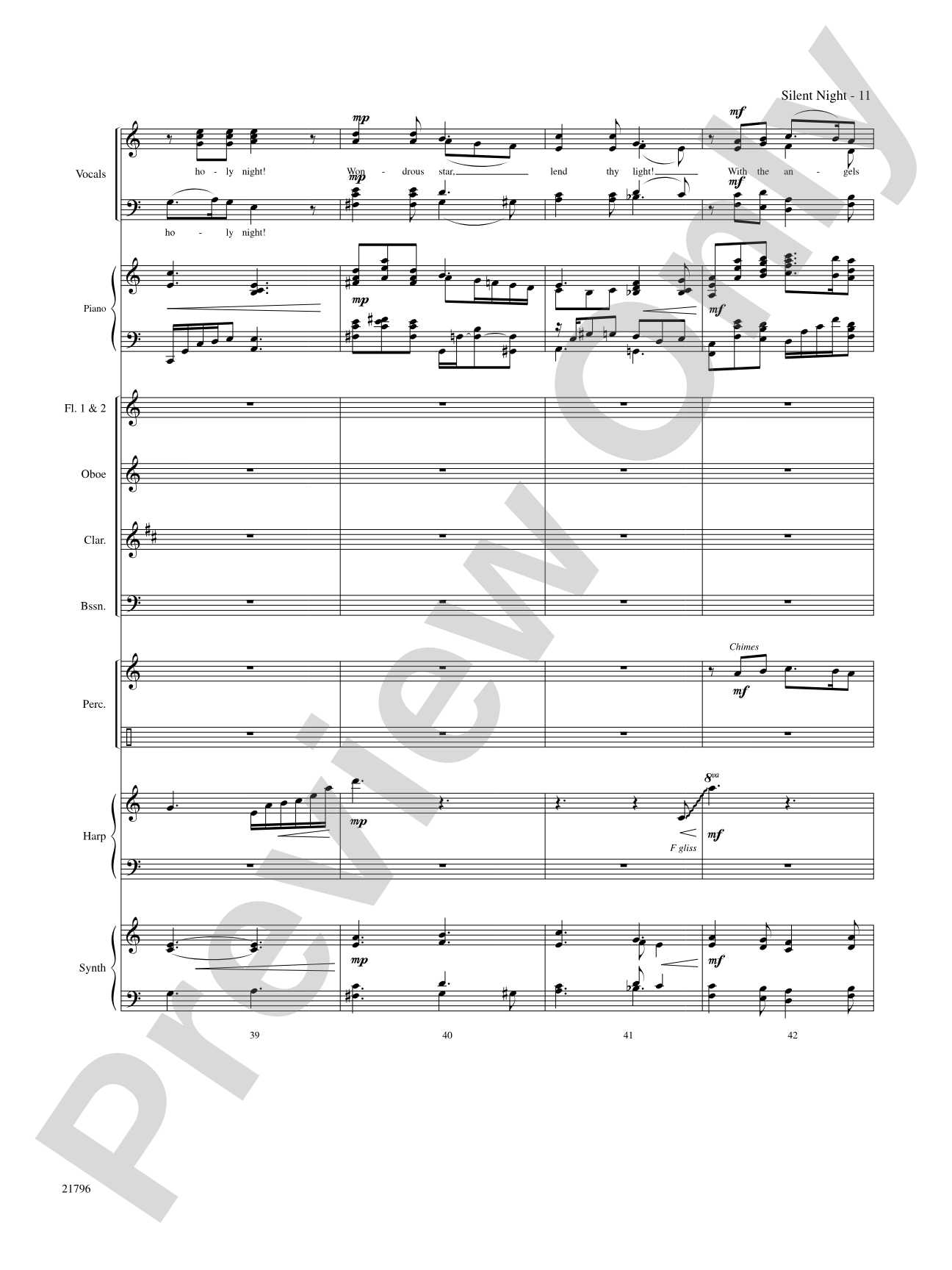 Silent Night: Choral SoundPax