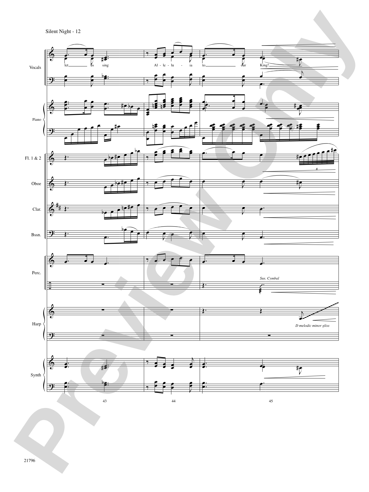 Silent Night: Choral SoundPax