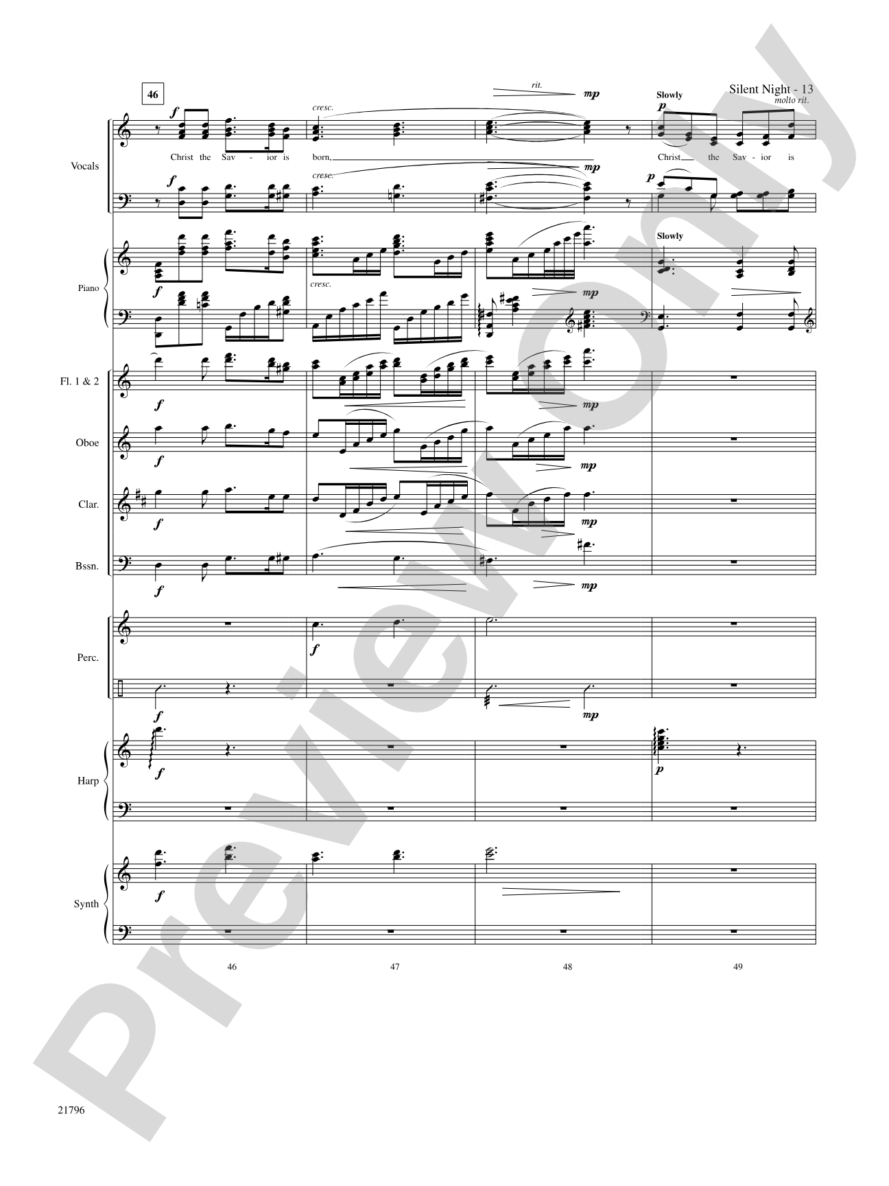 Silent Night: Choral SoundPax