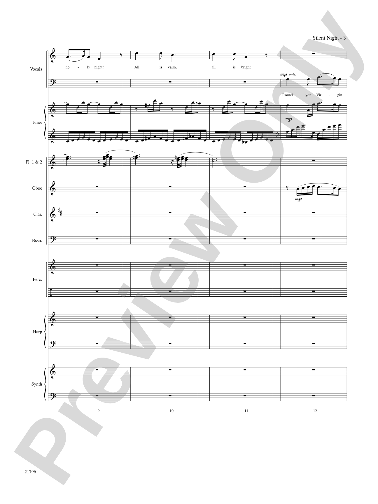 Silent Night: Choral SoundPax