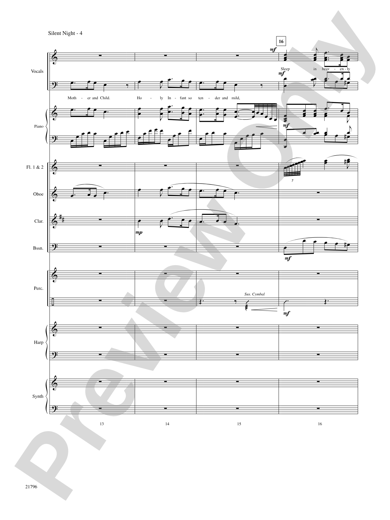 Silent Night: Choral SoundPax