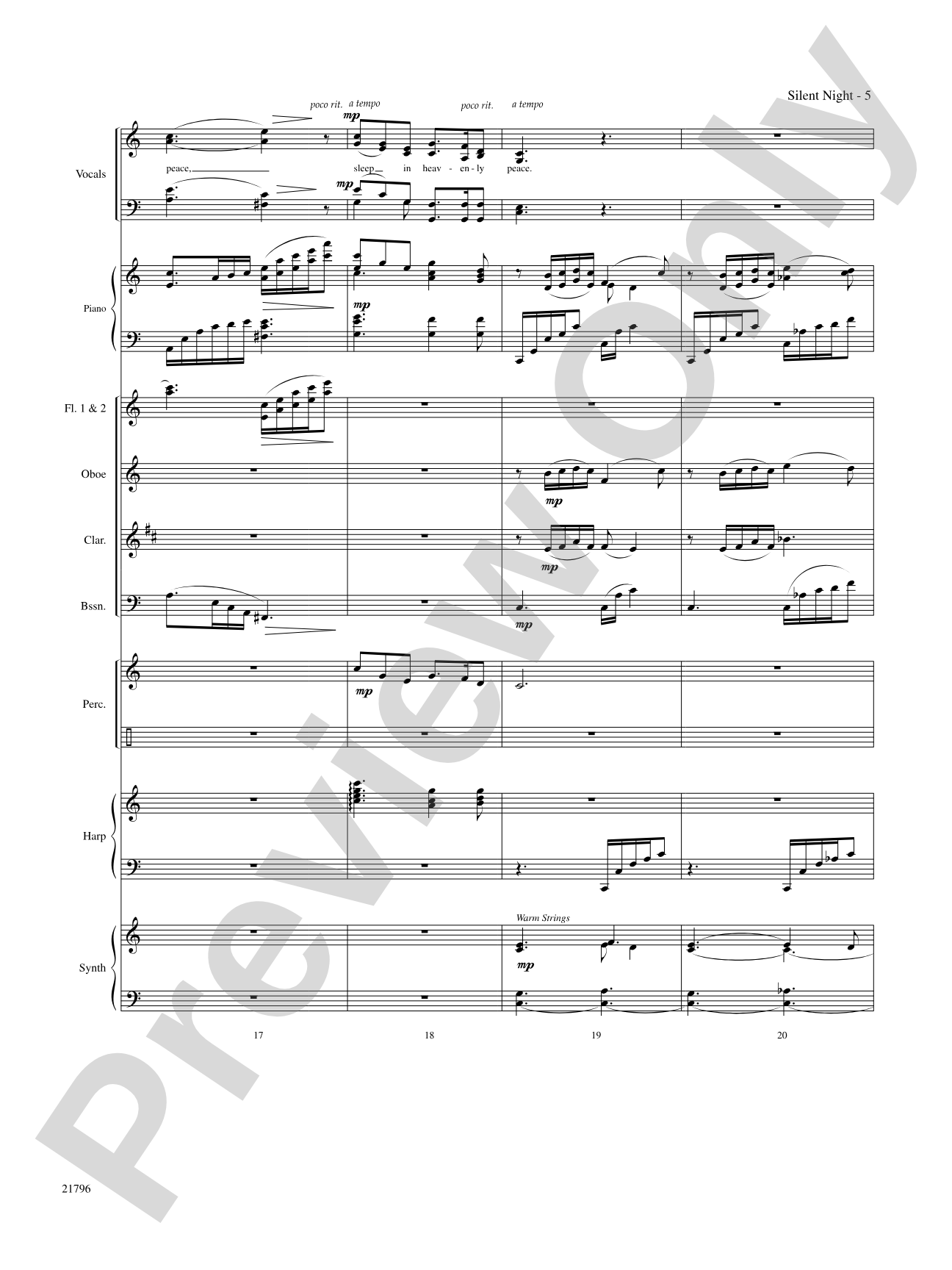 Silent Night: Choral SoundPax