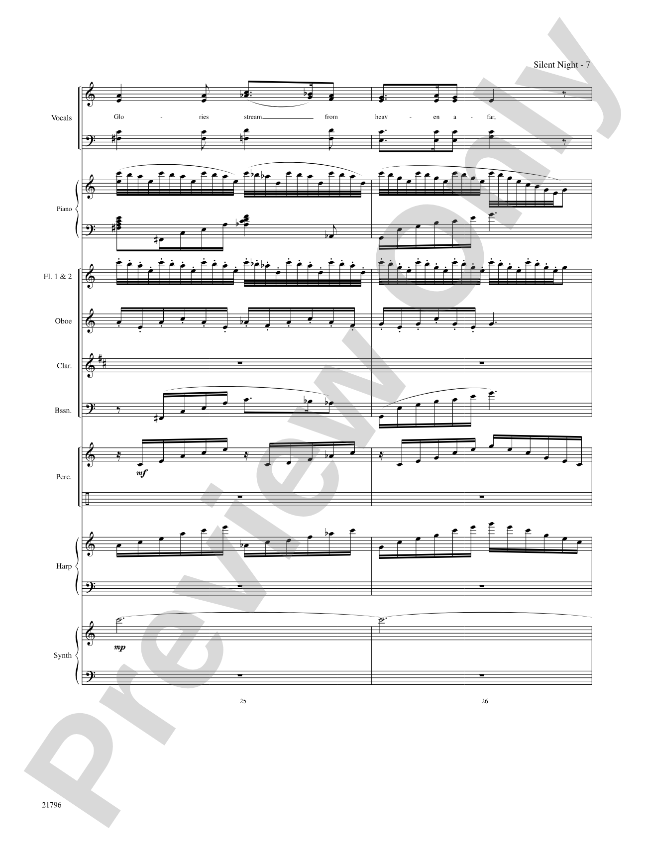 Silent Night: Choral SoundPax