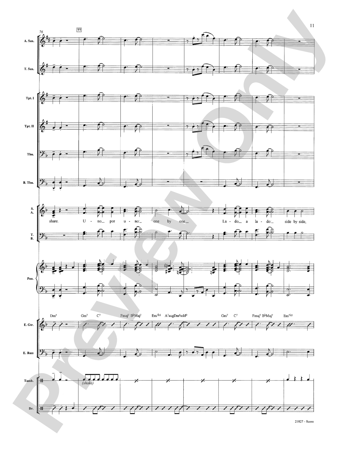 La Musica (The Music): Choral SoundPax