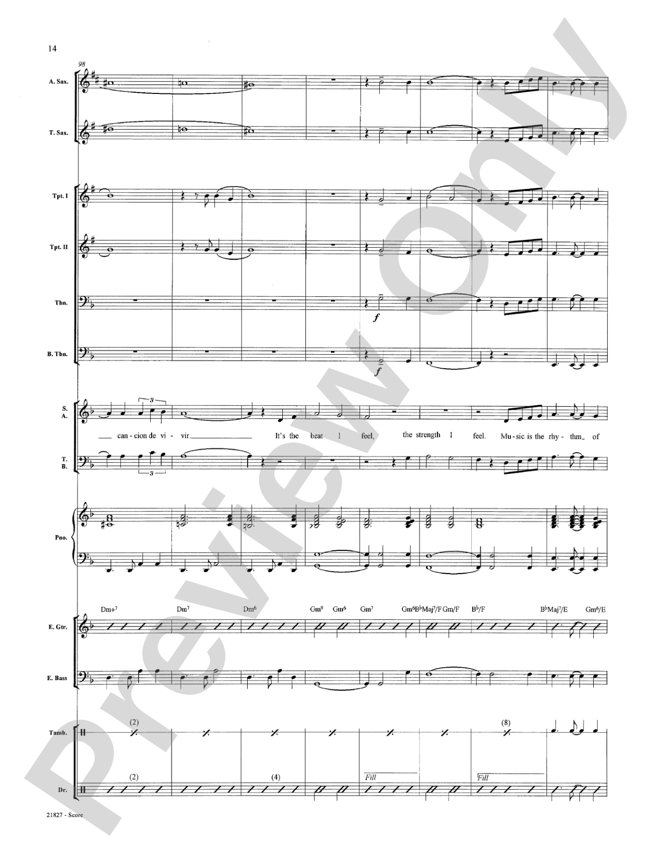 La Musica (The Music): Choral SoundPax