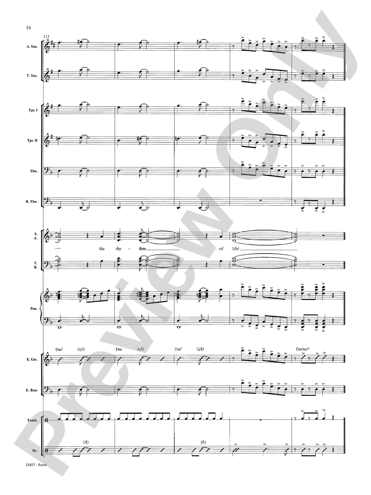 La Musica (The Music): Choral SoundPax