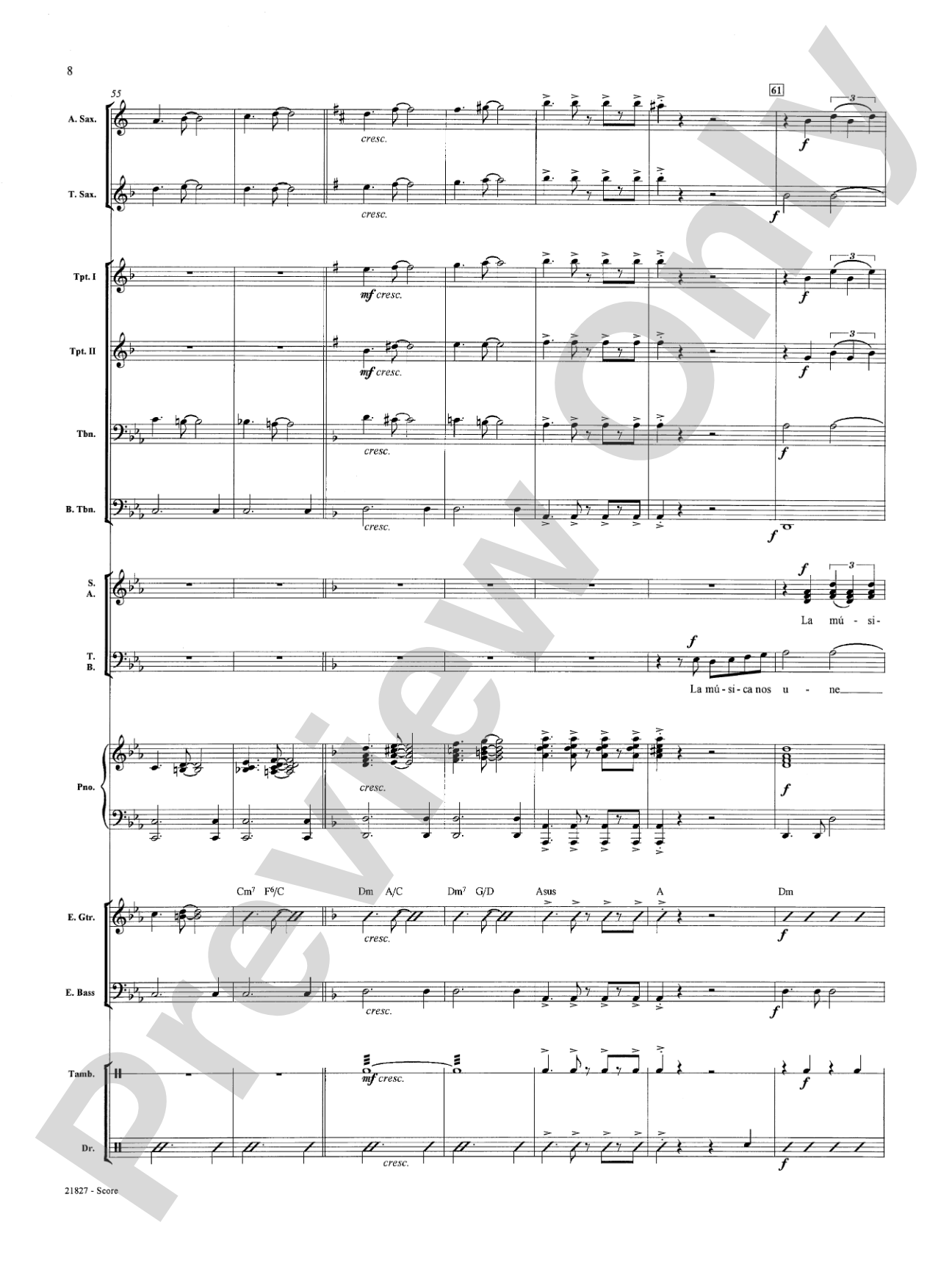 La Musica (The Music): Choral SoundPax