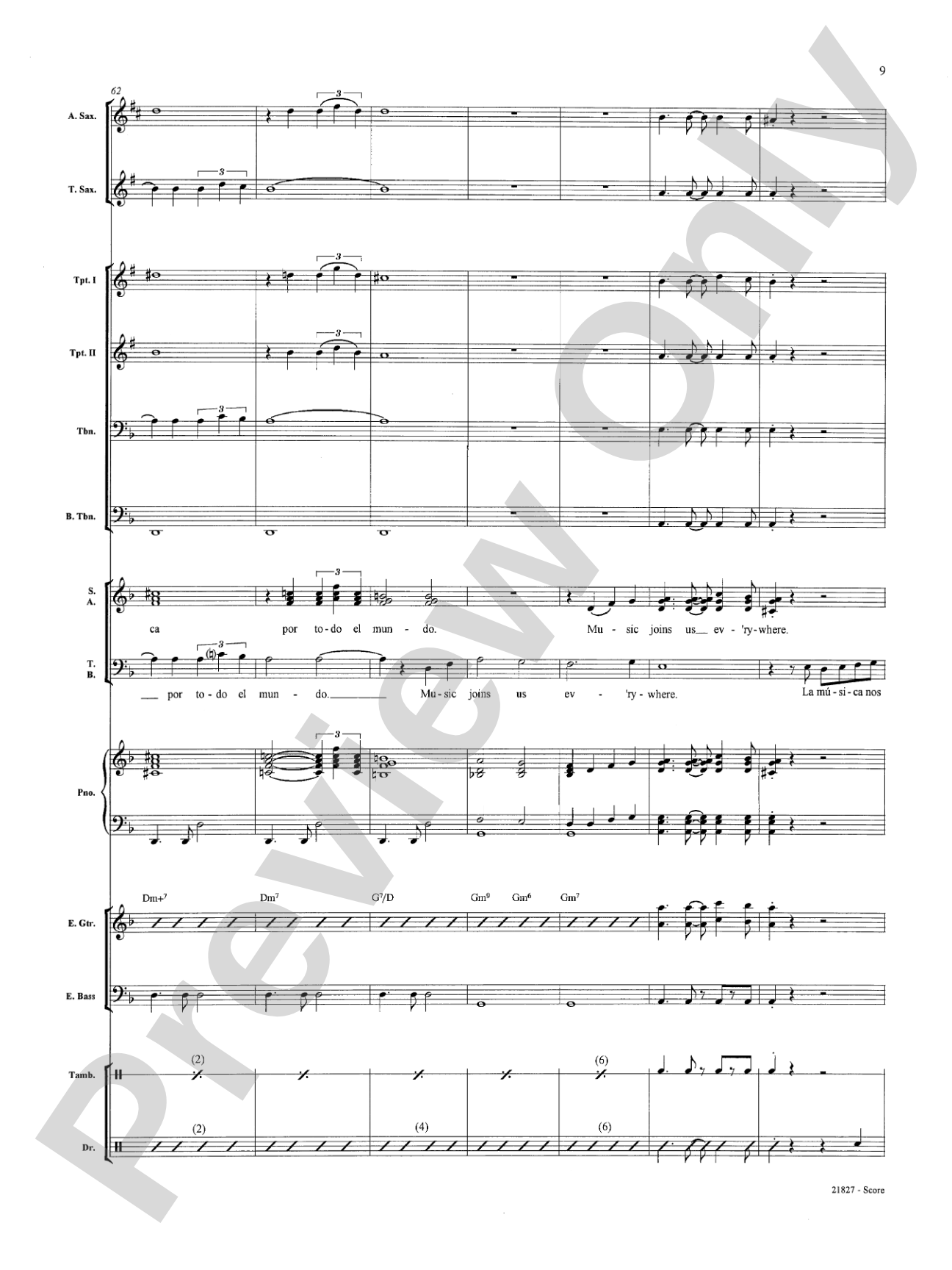 La Musica (The Music): Choral SoundPax