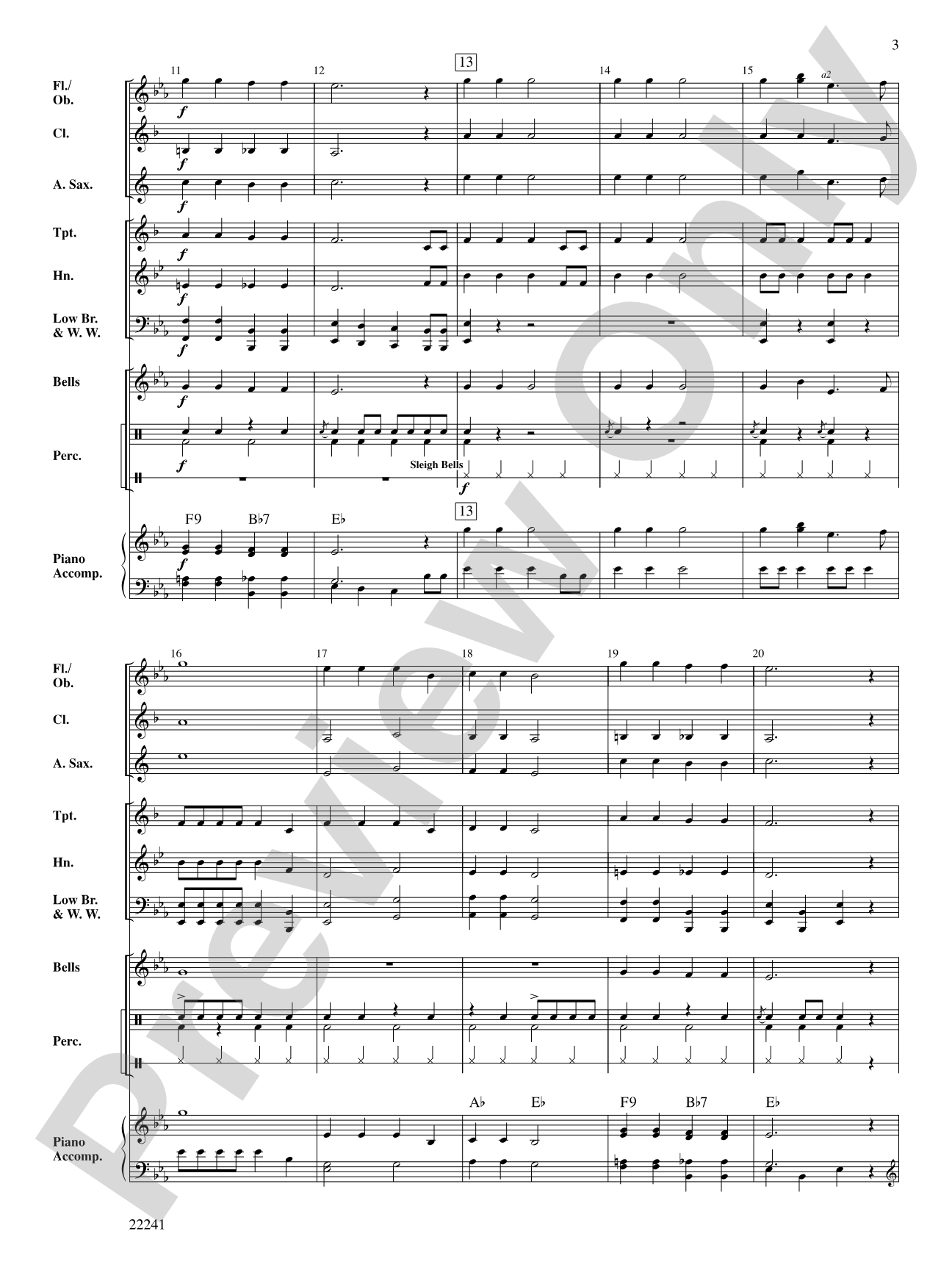 Christmas on the Farm: Concert Band Conductor Score & Parts