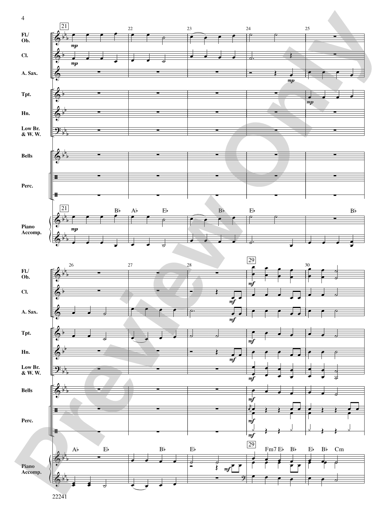 Christmas on the Farm: Concert Band Conductor Score & Parts