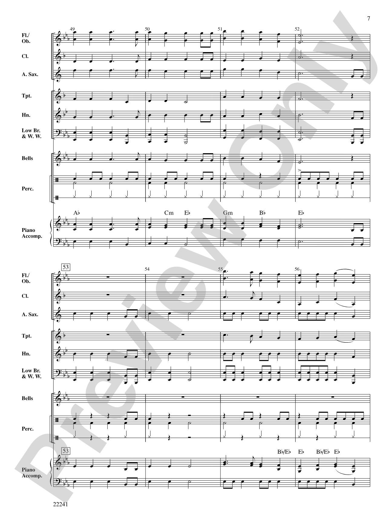 Christmas on the Farm: Concert Band Conductor Score & Parts