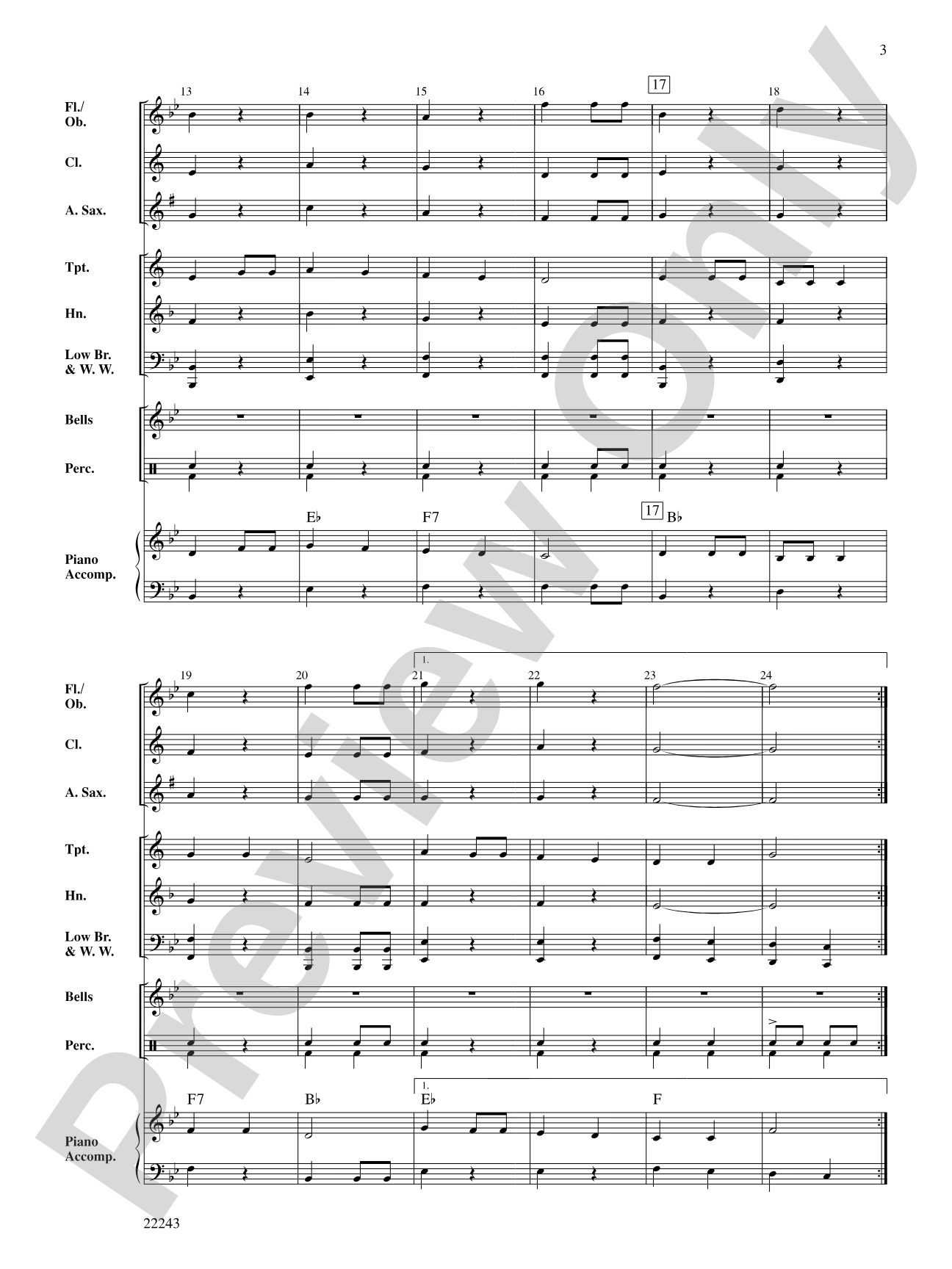 Trumpets Up Front: Concert Band Conductor Score & Parts