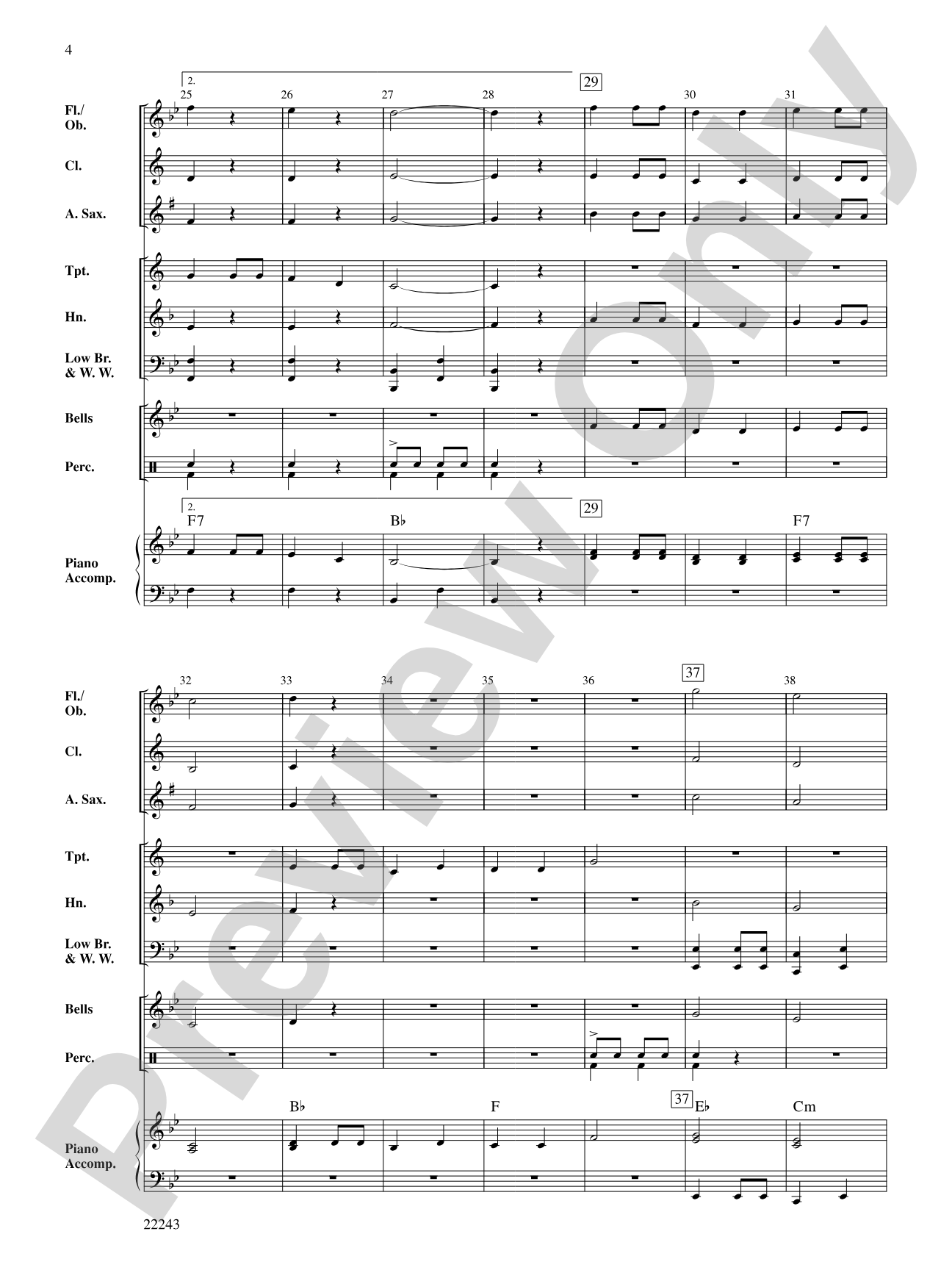 Trumpets Up Front: Concert Band Conductor Score & Parts