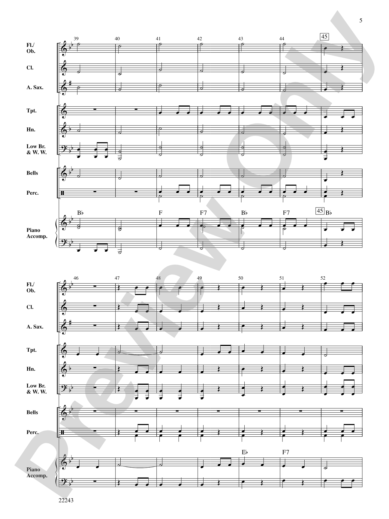 Trumpets Up Front: Concert Band Conductor Score & Parts