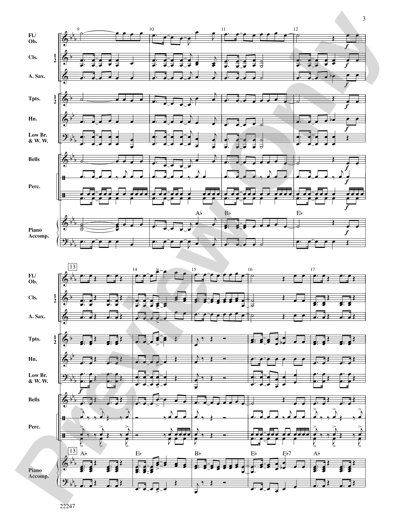African Marching Song: Concert Band Conductor Score & Parts