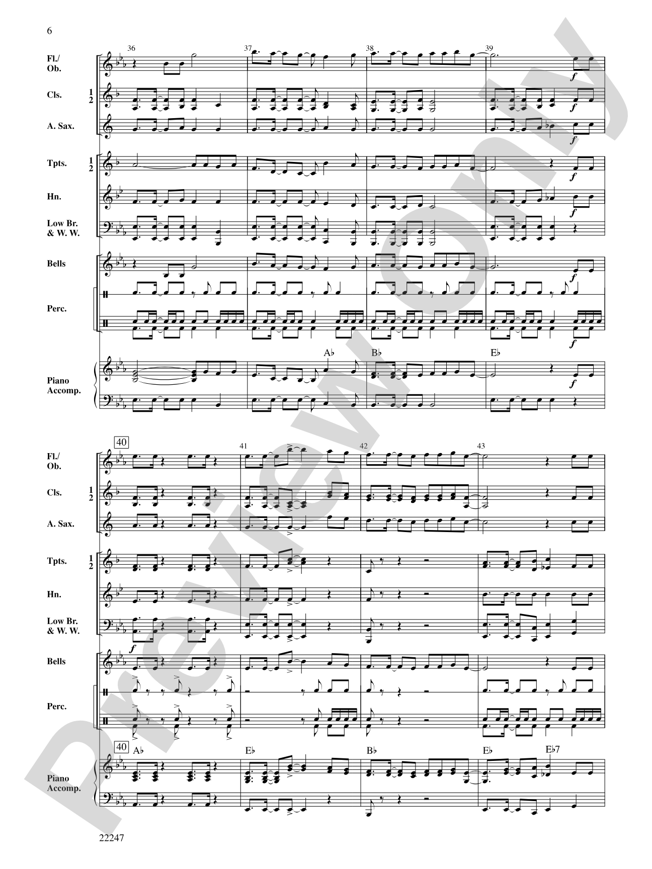 African Marching Song: Concert Band Conductor Score & Parts