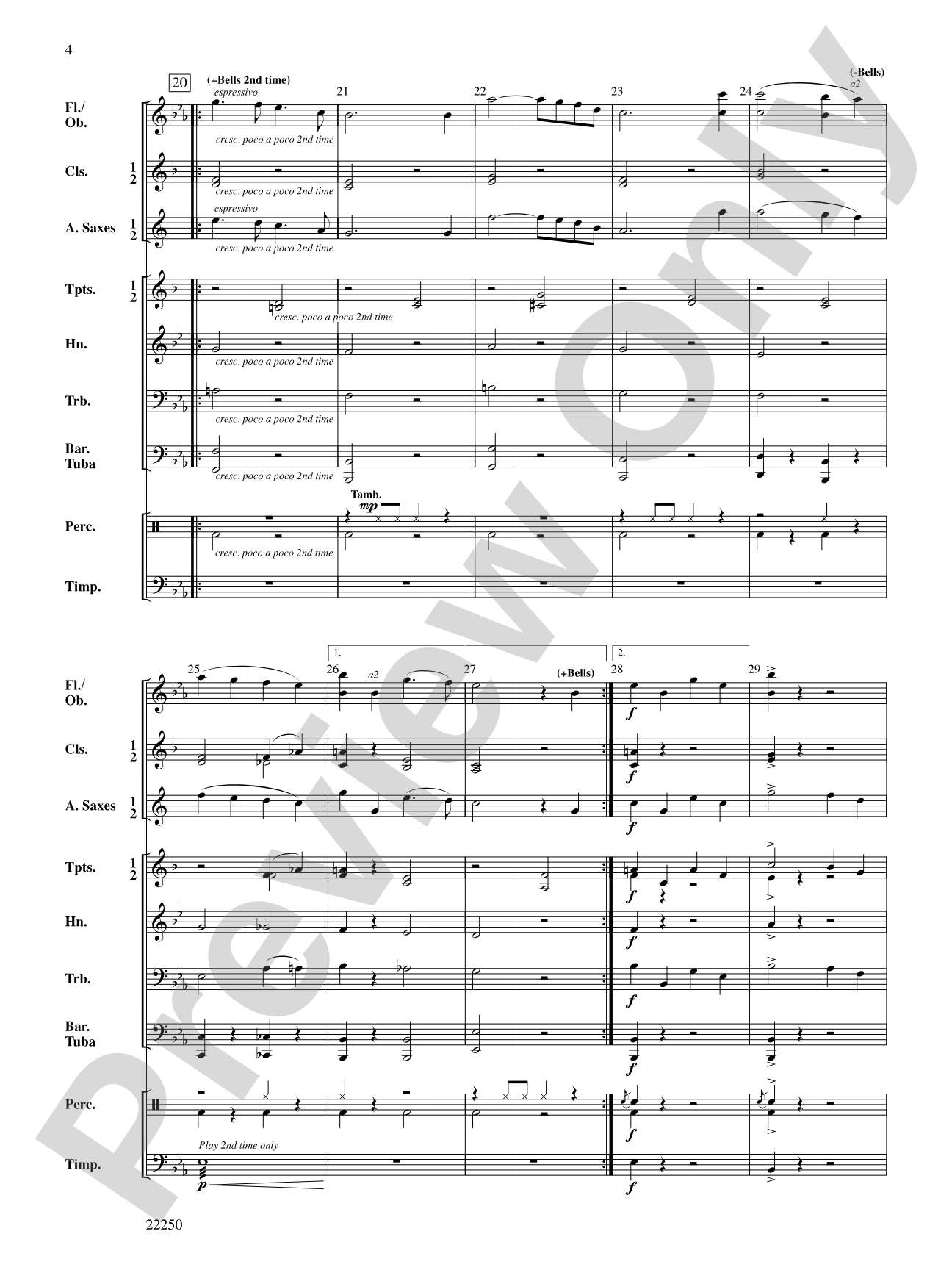 Overture to Rienzi: Concert Band Conductor Score & Parts