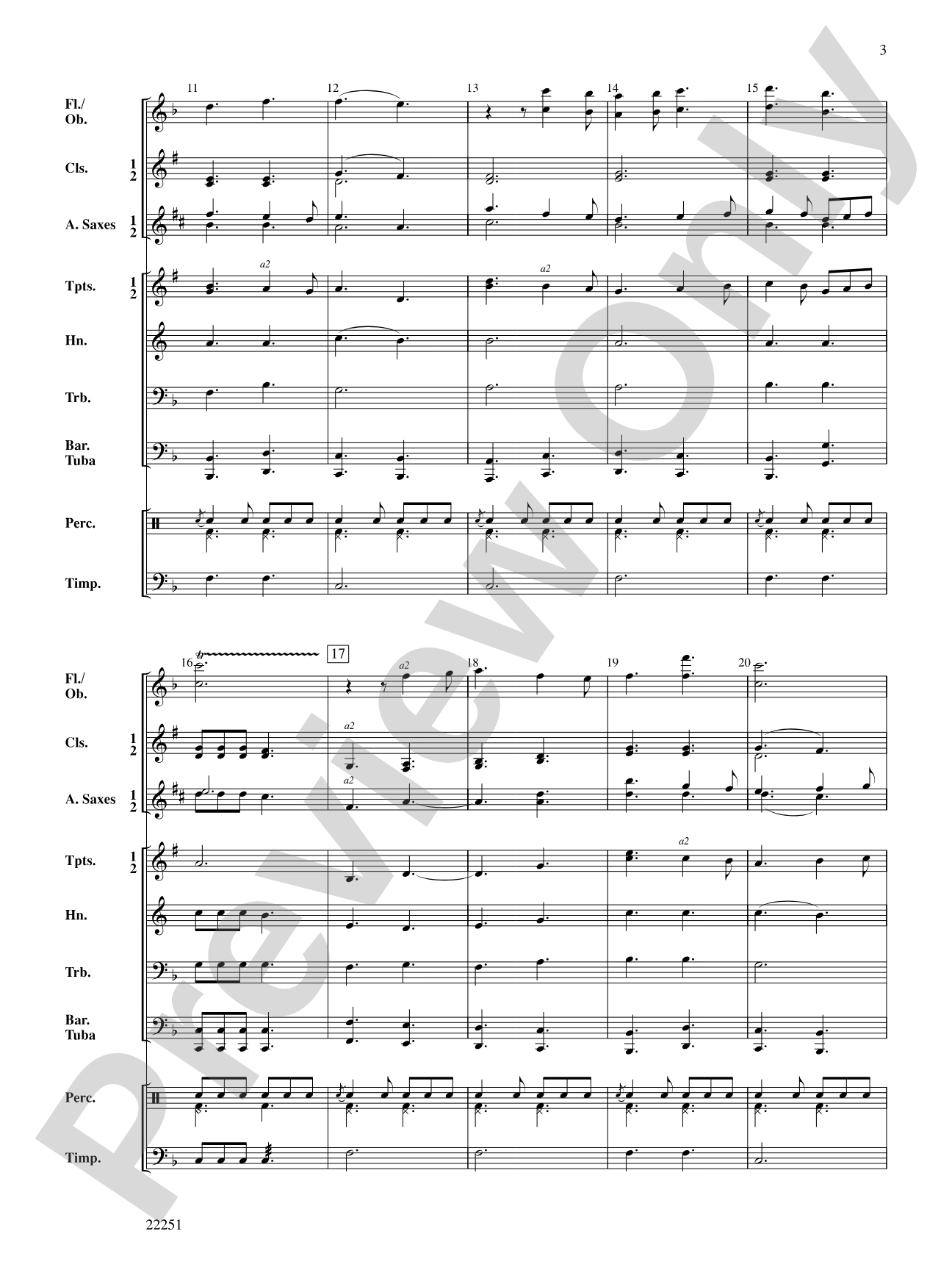 Dunkirk March: Concert Band Conductor Score & Parts