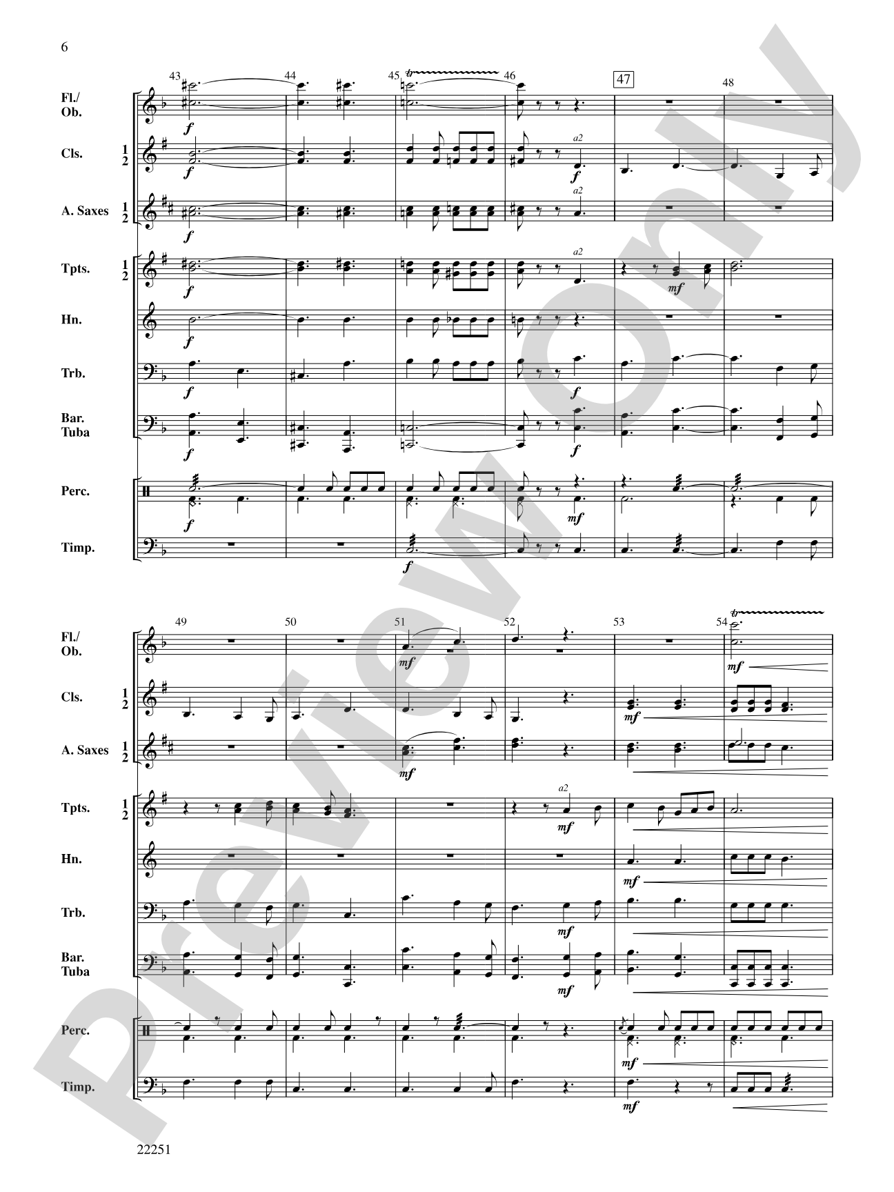 Dunkirk March: Concert Band Conductor Score & Parts