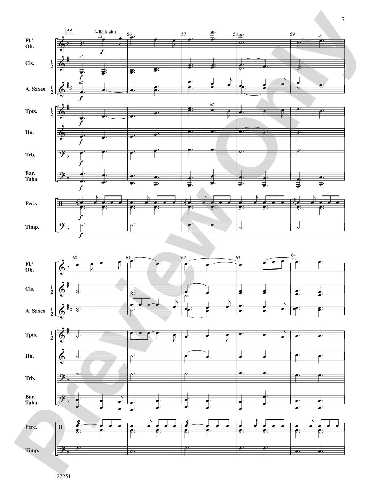 Dunkirk March: Concert Band Conductor Score & Parts
