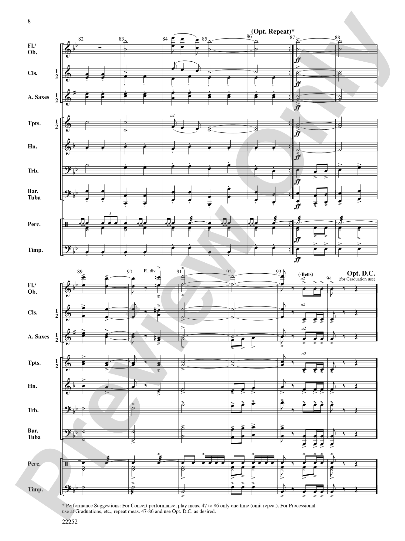 Pomp and Circumstance Marches: Concert Band Conductor Score & Parts