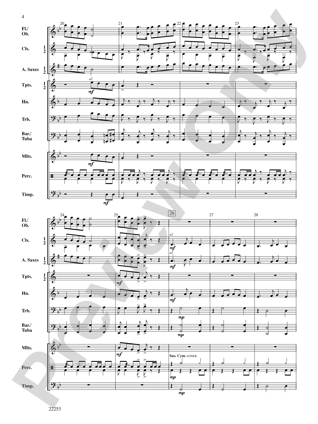 Legend of Eagle Caves: Concert Band Conductor Score & Parts