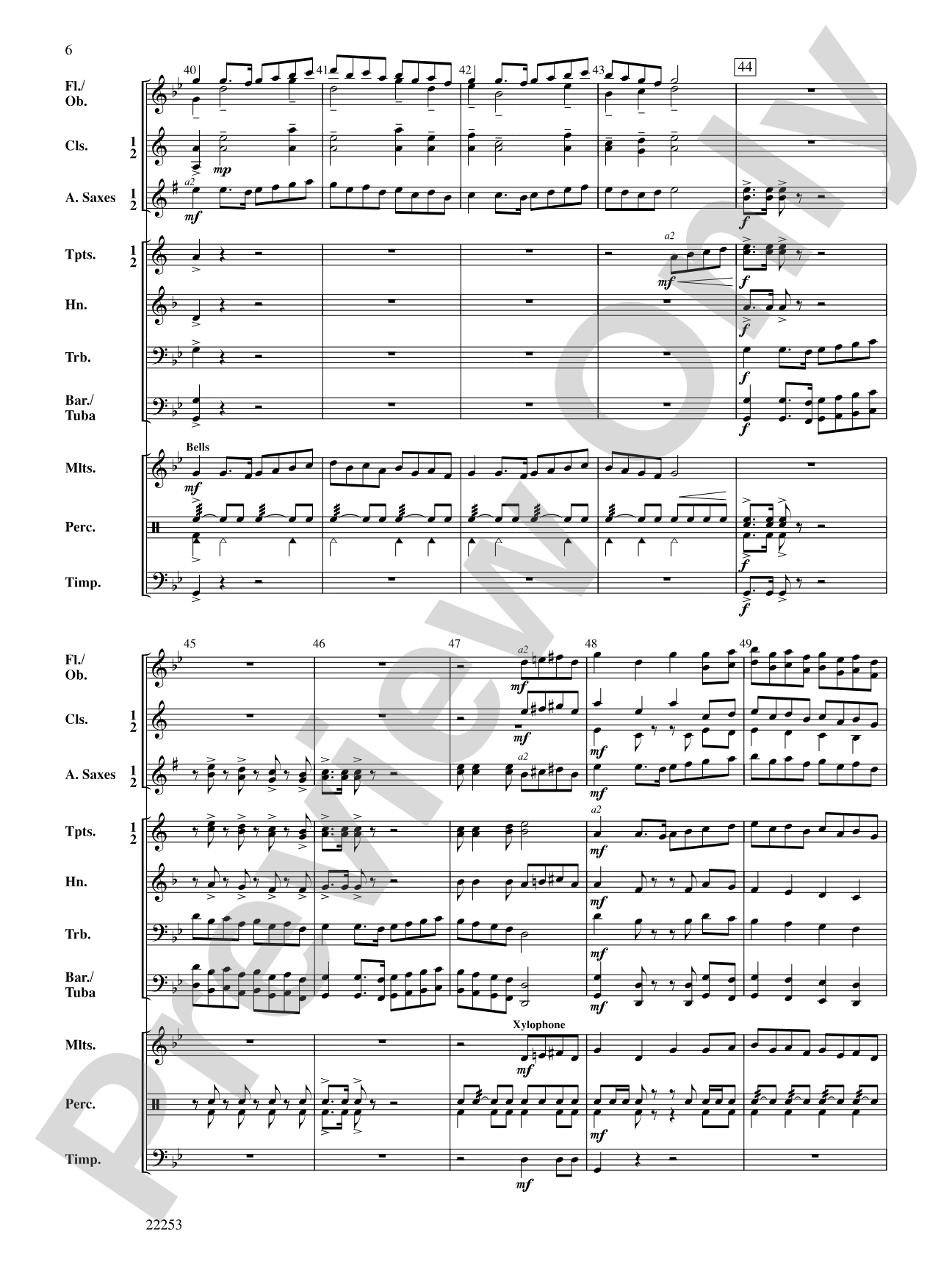 Legend of Eagle Caves: Concert Band Conductor Score & Parts