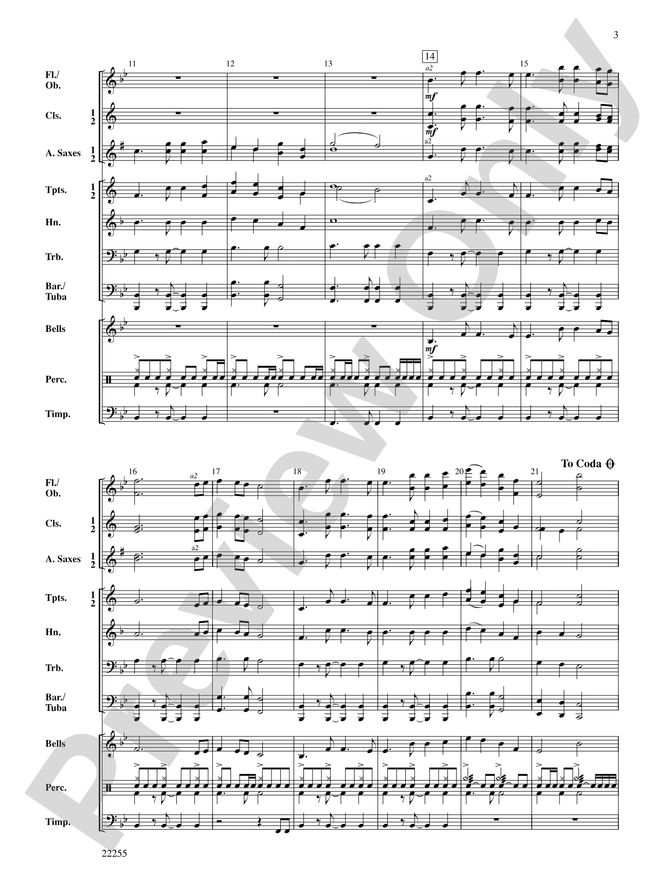 Wind Mountain Overture: Concert Band Conductor Score & Parts