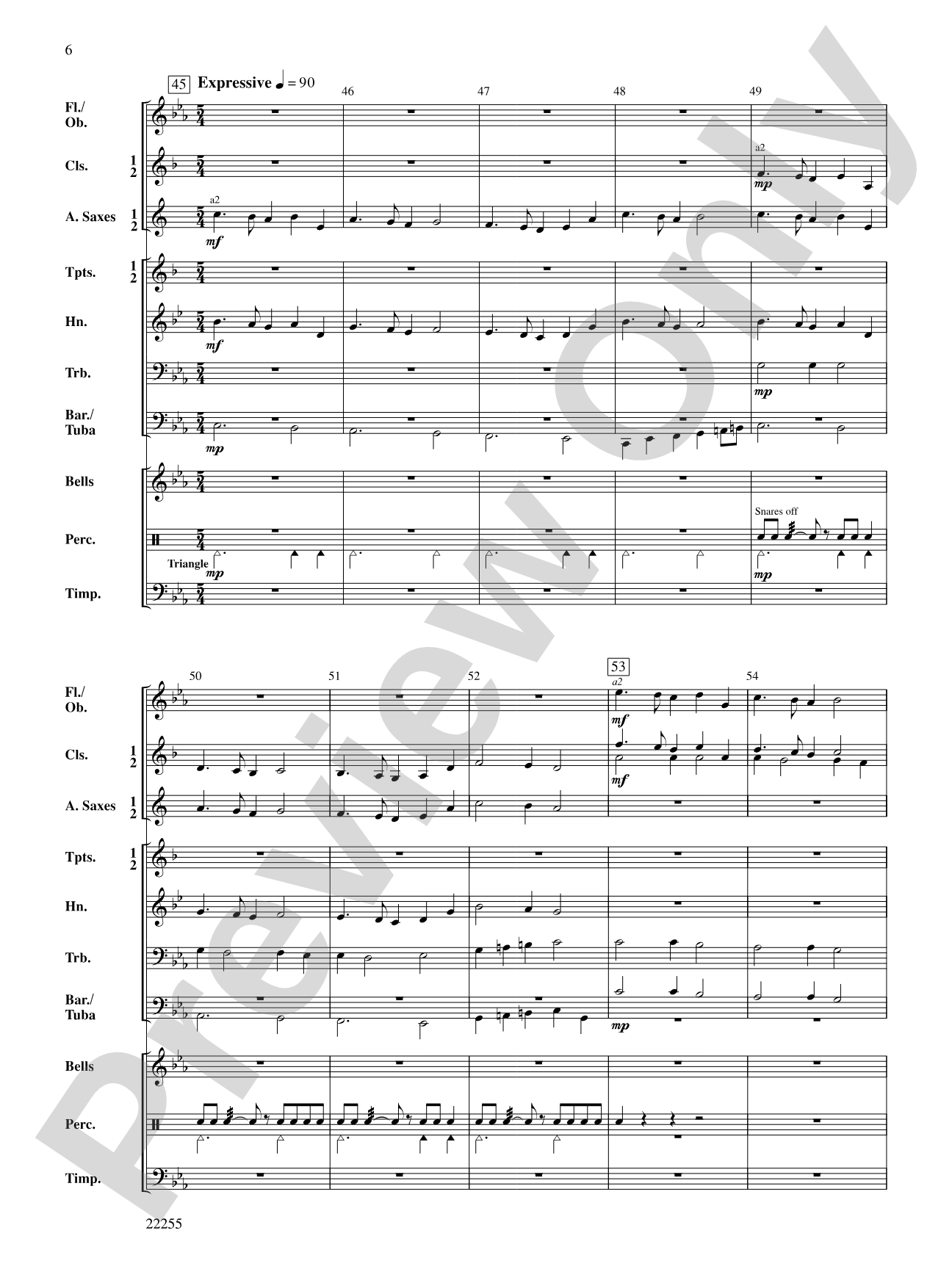 Wind Mountain Overture: Concert Band Conductor Score & Parts