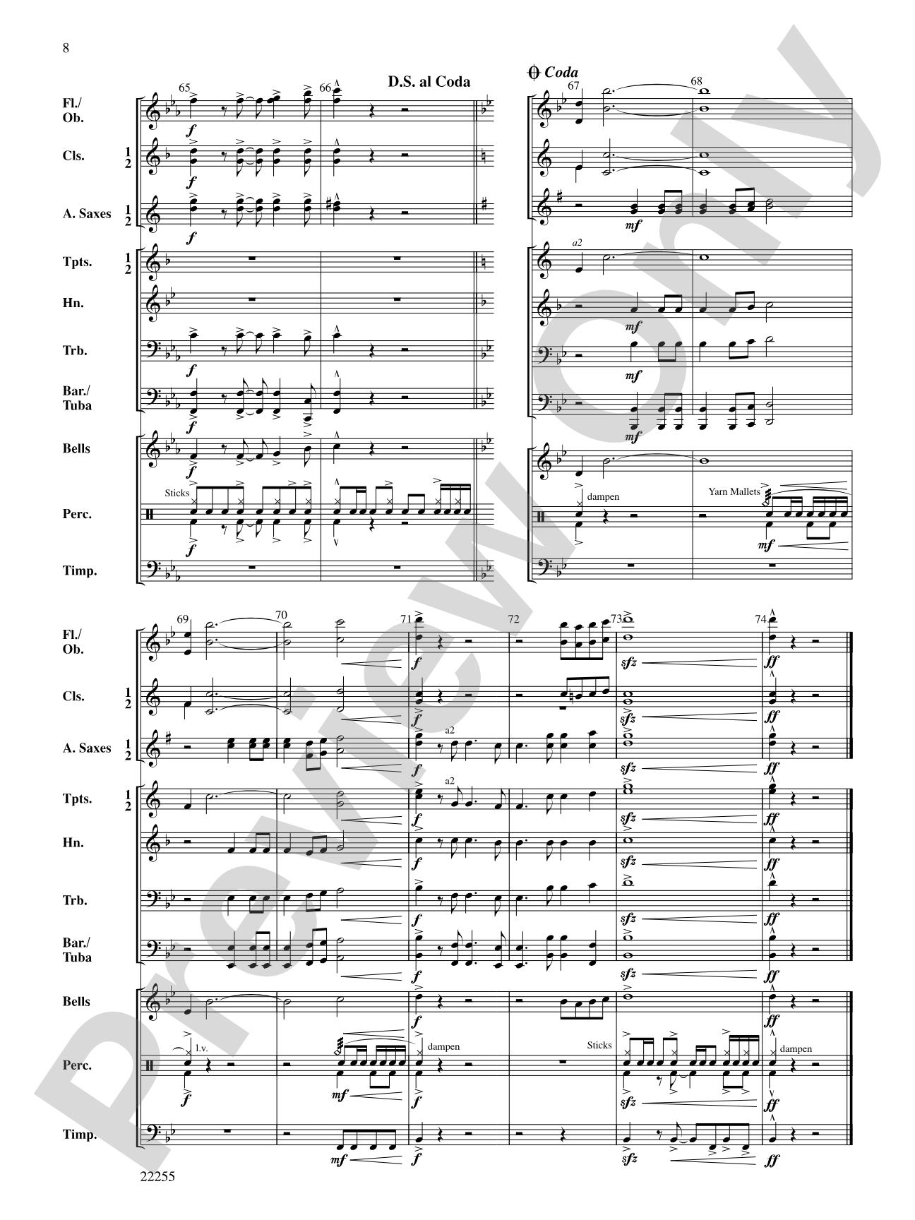 Wind Mountain Overture: Concert Band Conductor Score & Parts