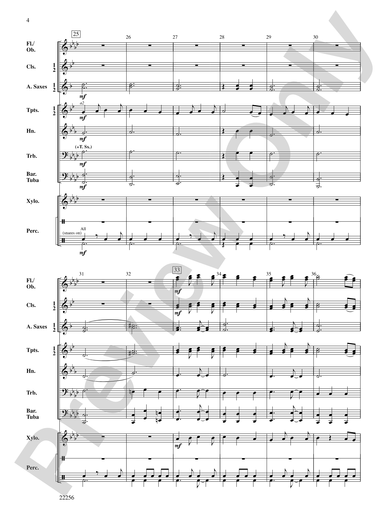 Visions of Aranjuez: Concert Band Conductor Score & Parts