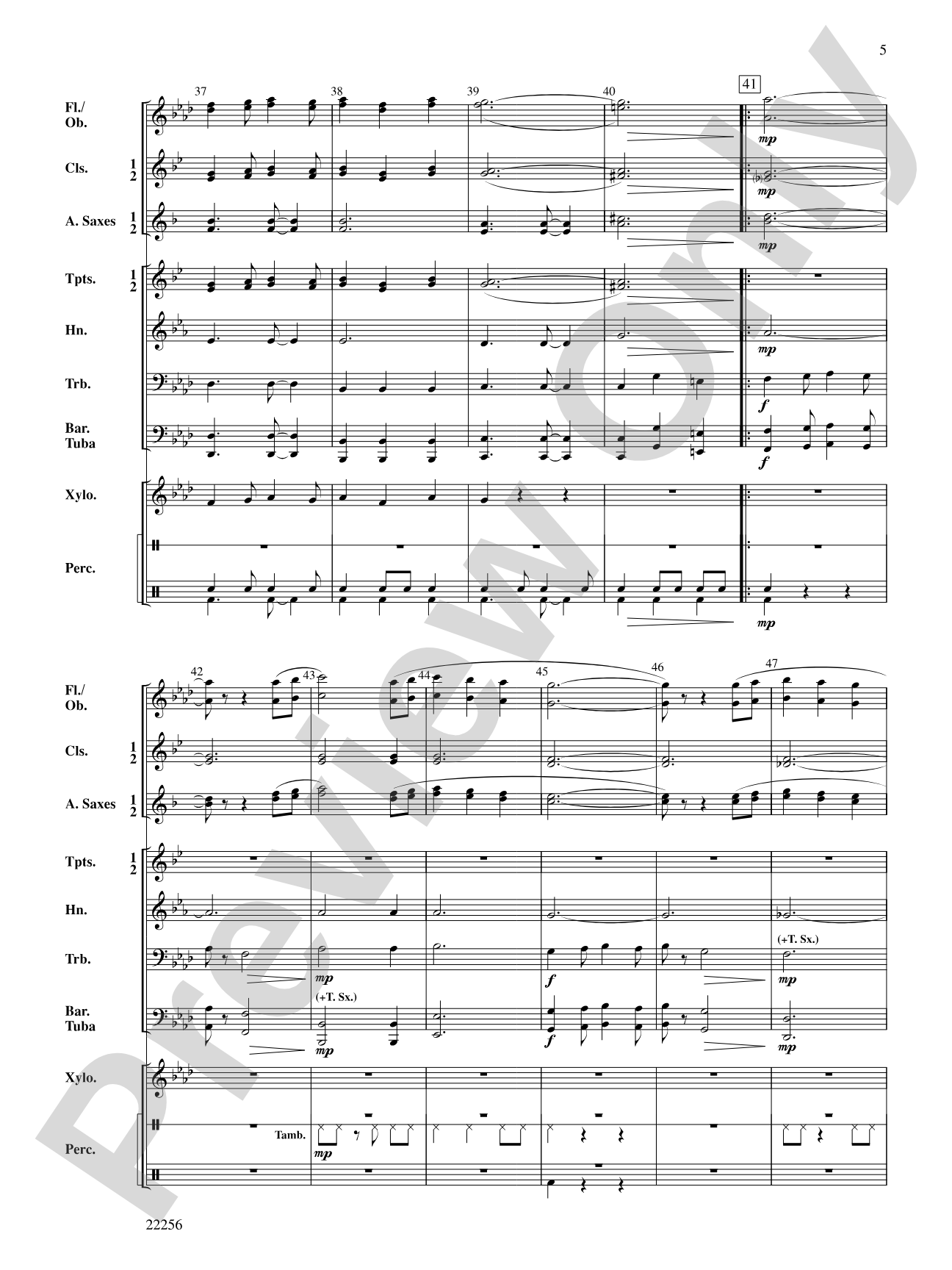 Visions of Aranjuez: Concert Band Conductor Score & Parts