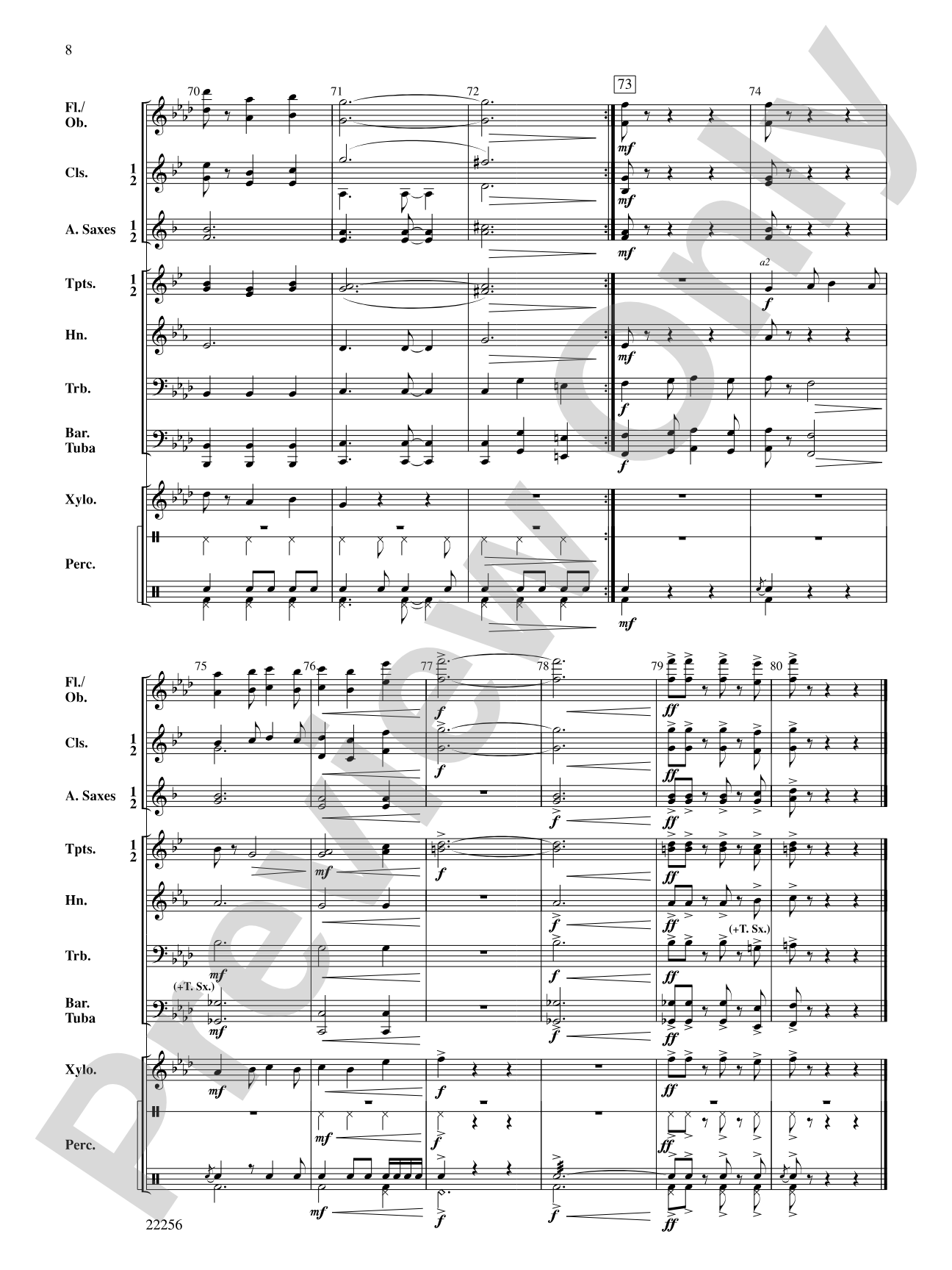 Visions of Aranjuez: Concert Band Conductor Score & Parts