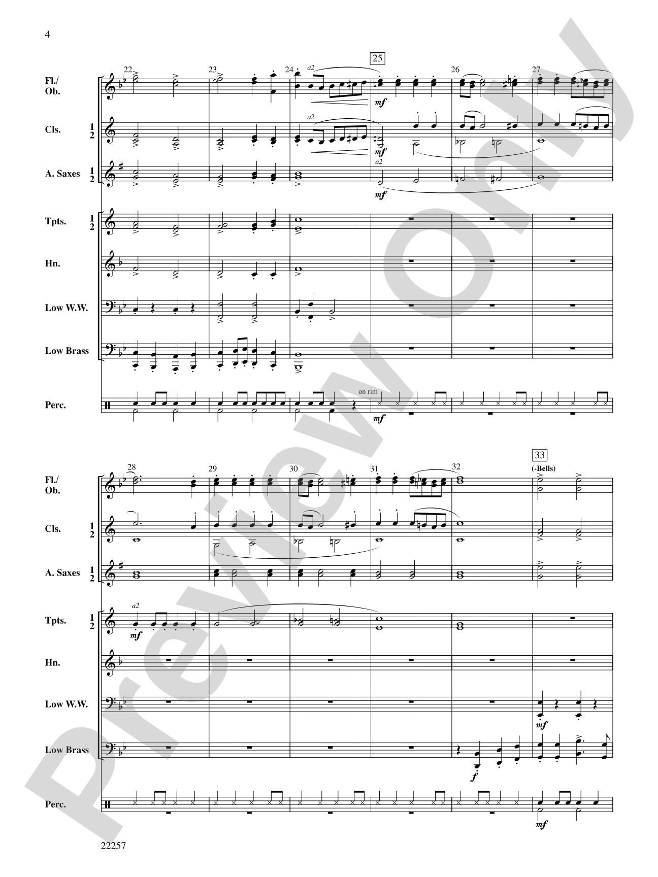 Big Brass on Patrol: Concert Band Conductor Score & Parts
