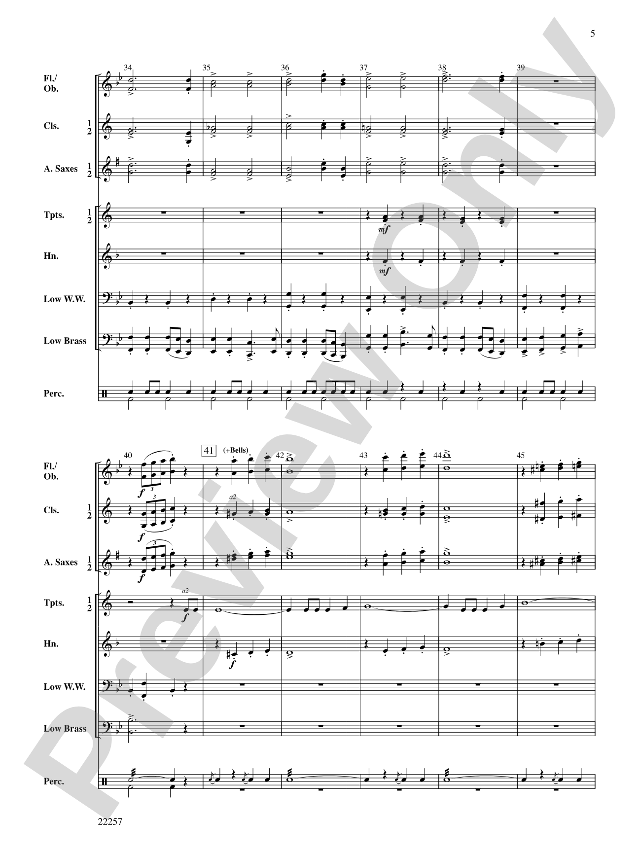 Big Brass on Patrol: Concert Band Conductor Score & Parts