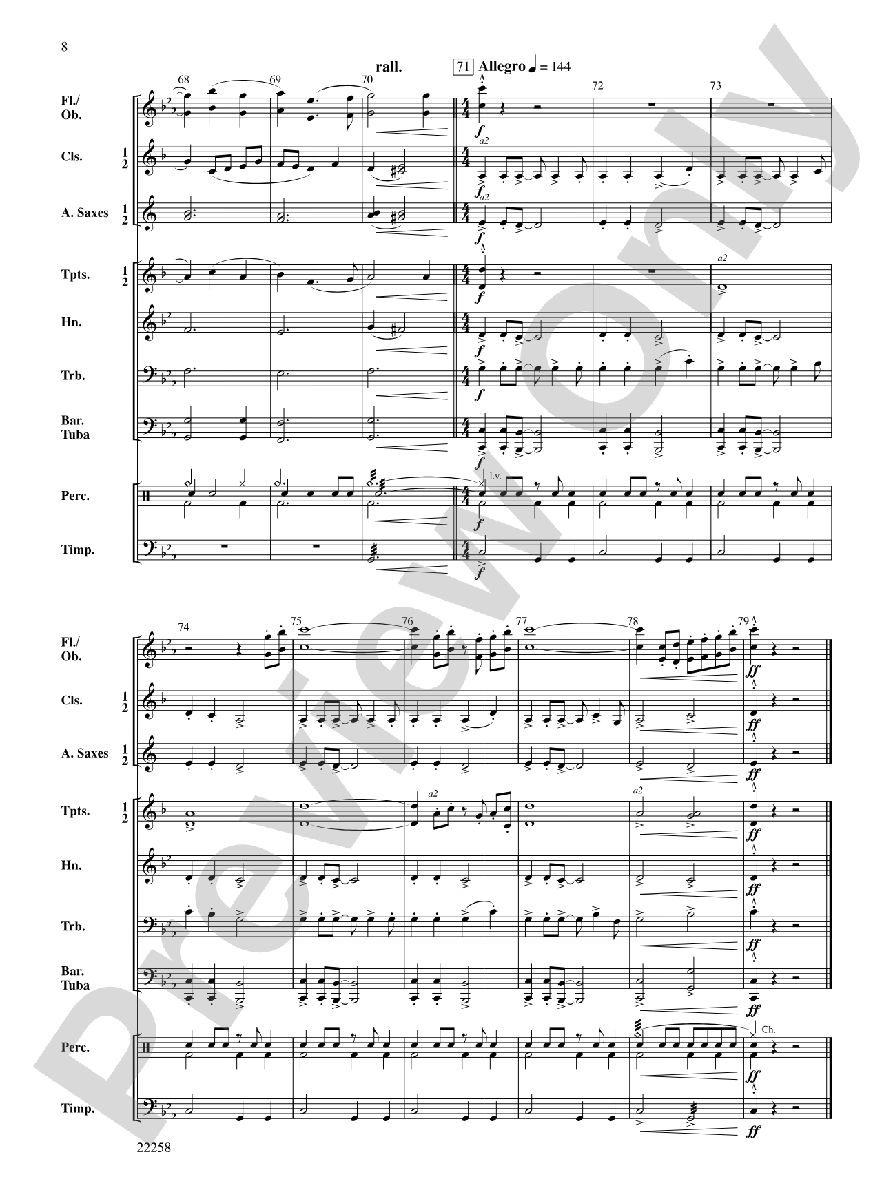 Mystic Journey: Concert Band Conductor Score & Parts