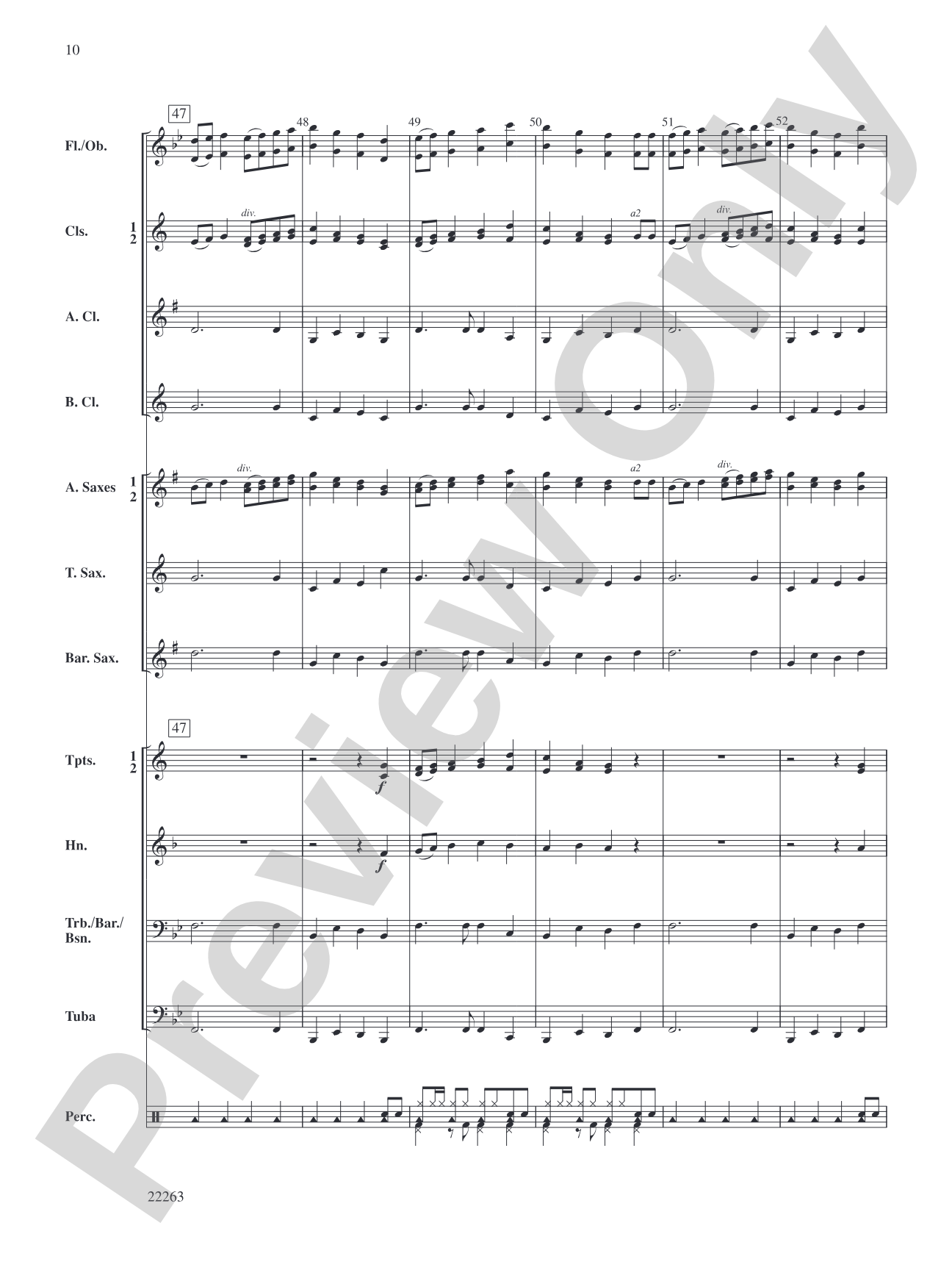Latinesque: Concert Band Conductor Score & Parts