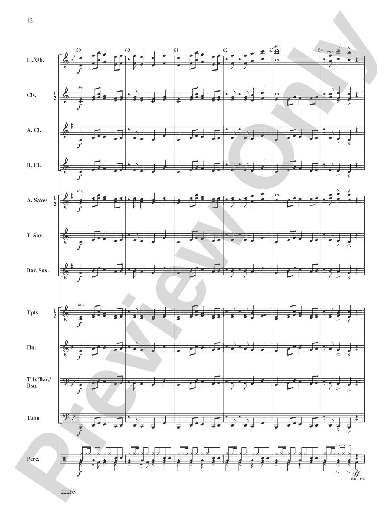 Latinesque: Concert Band Conductor Score & Parts