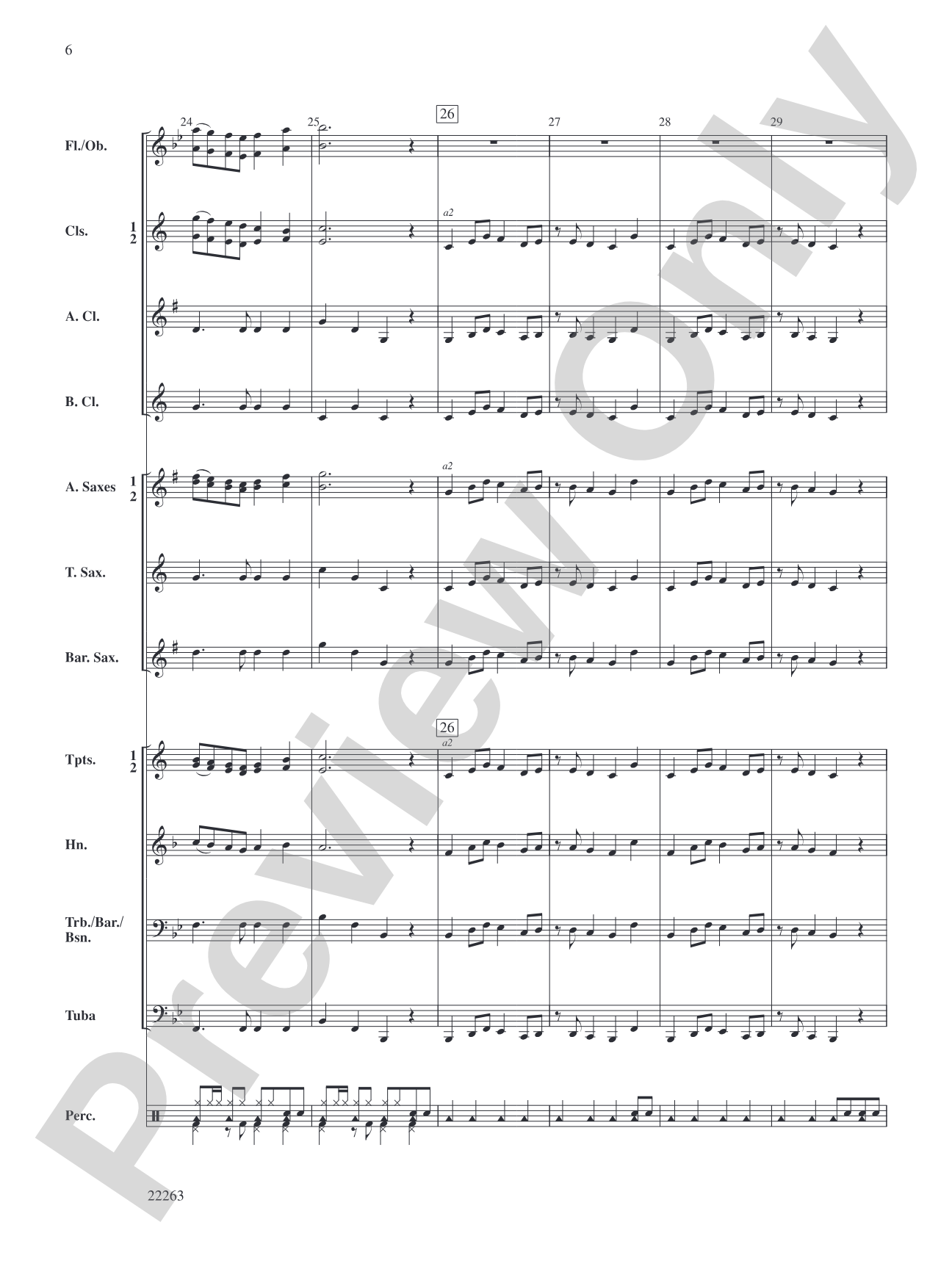 Latinesque: Concert Band Conductor Score & Parts