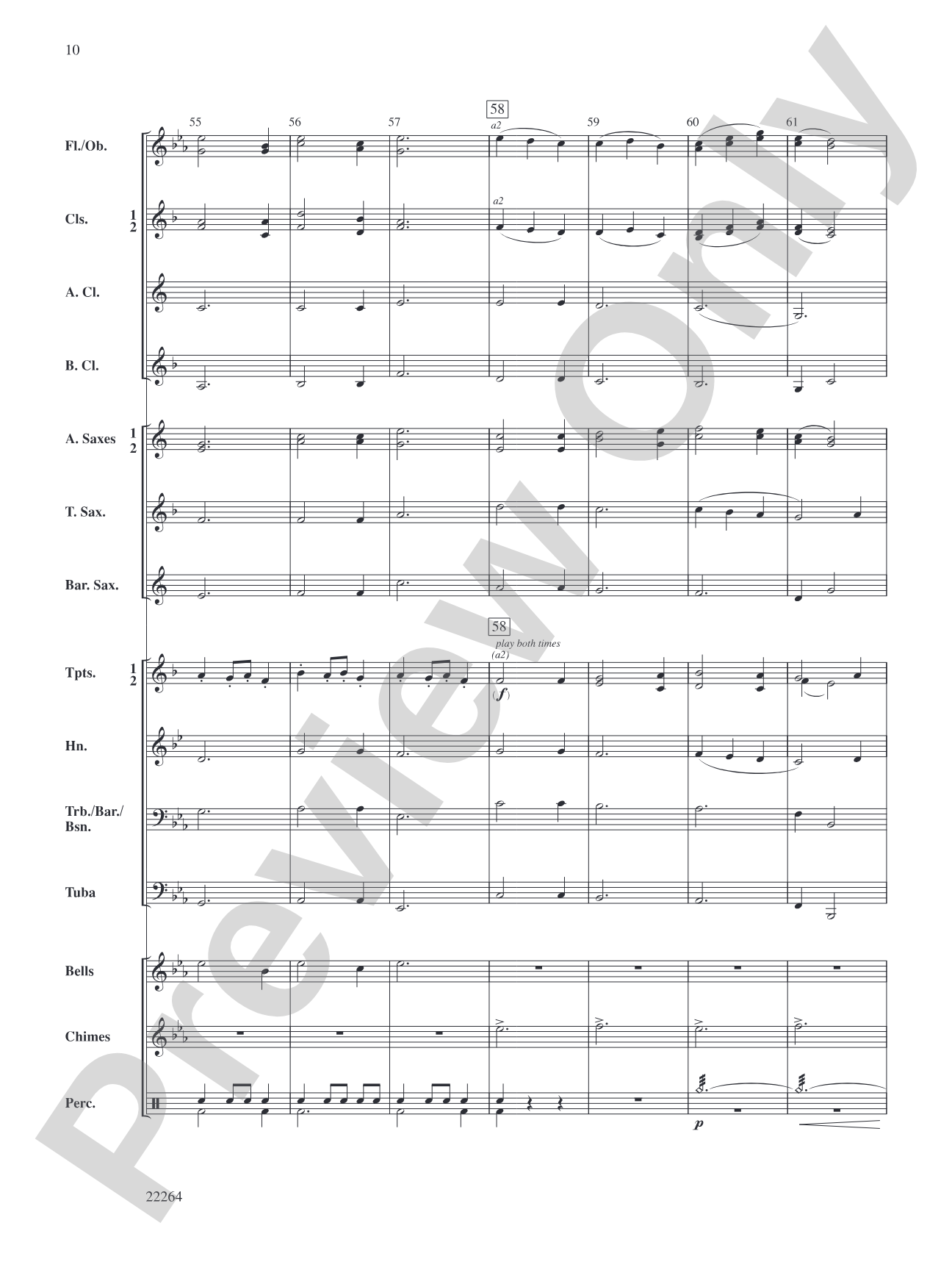 A Christmas Couplet: Concert Band Conductor Score & Parts